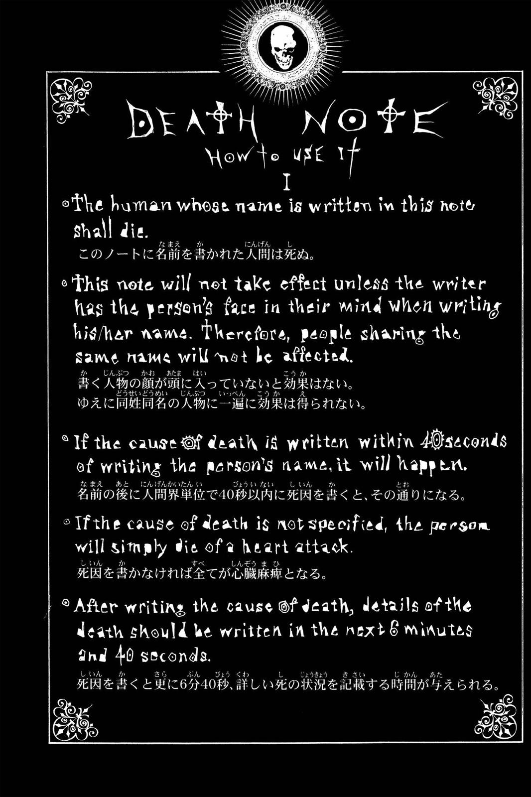 Read Death Note Manga Online