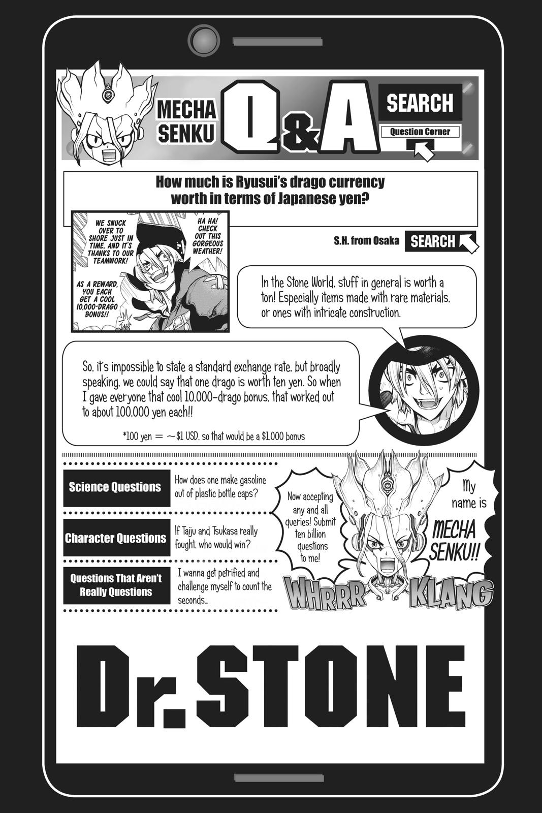 Read Dr. STONE Manga Online