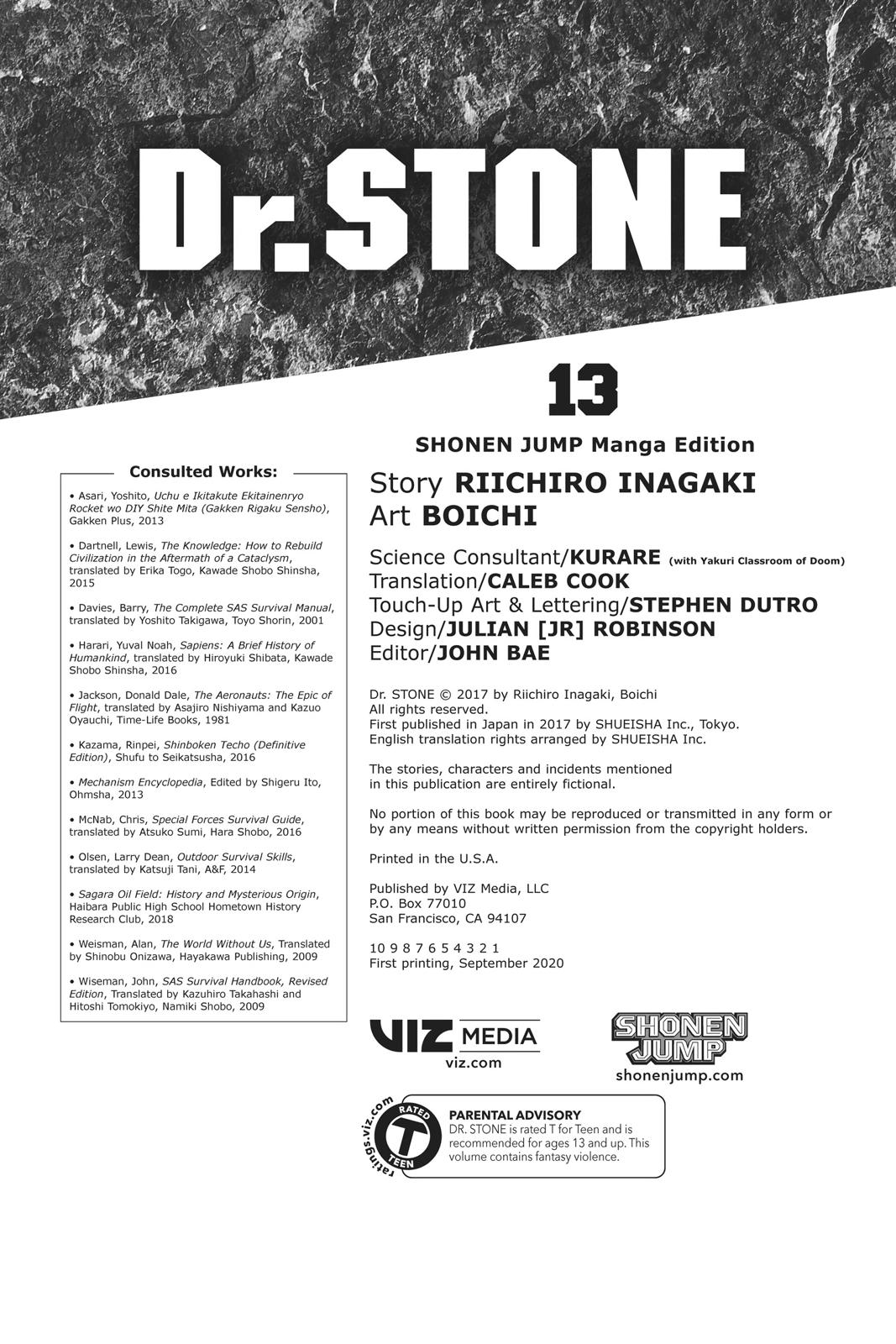 Read Dr. STONE Manga Online