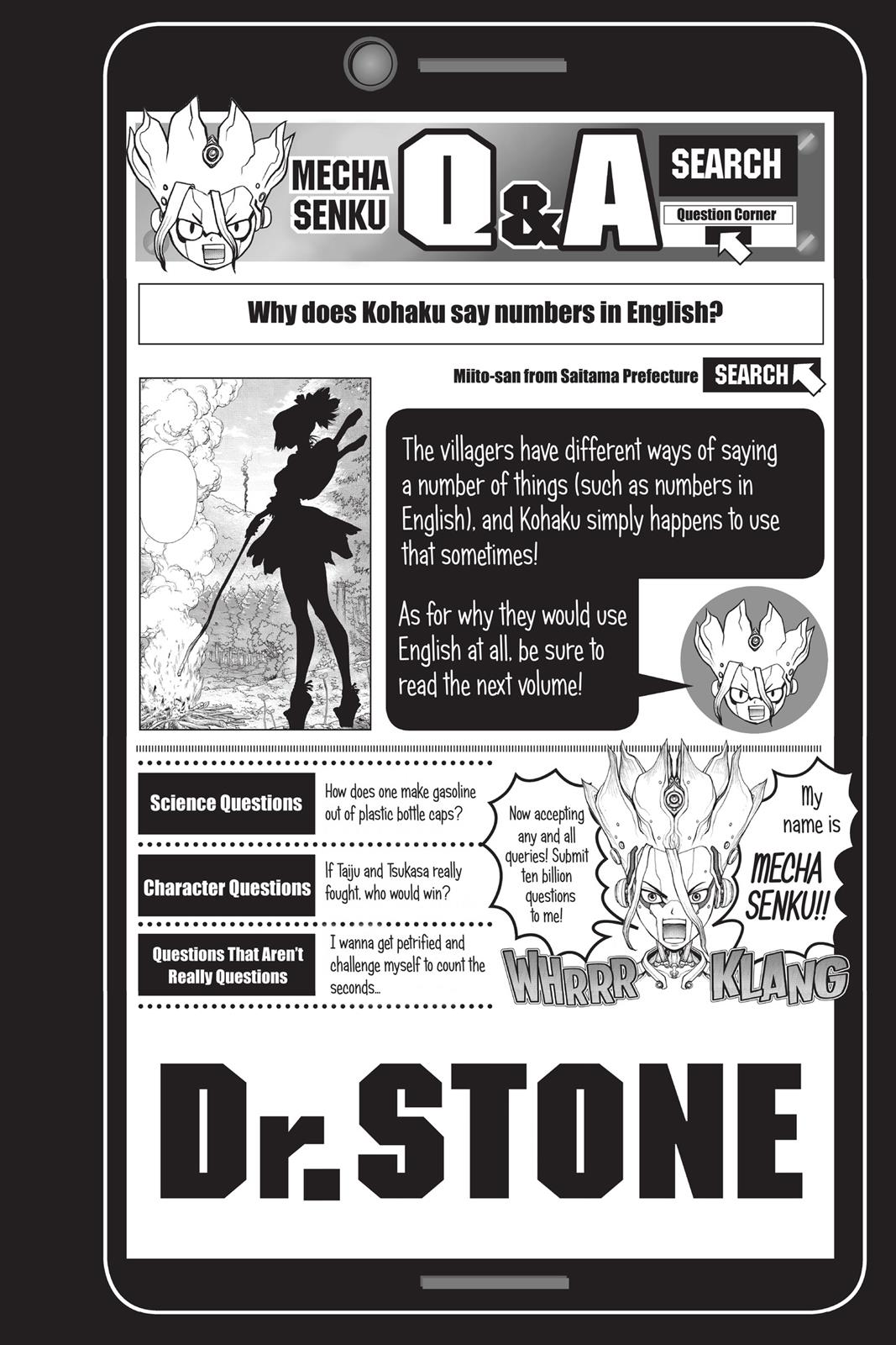 Read Dr. STONE Manga Online