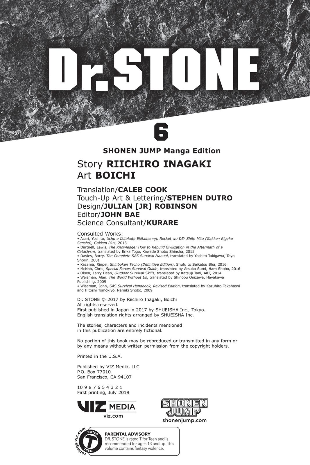 Read Dr. STONE Manga Online