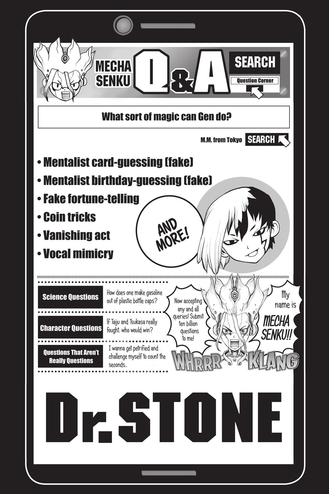 Read Dr. STONE Manga Online