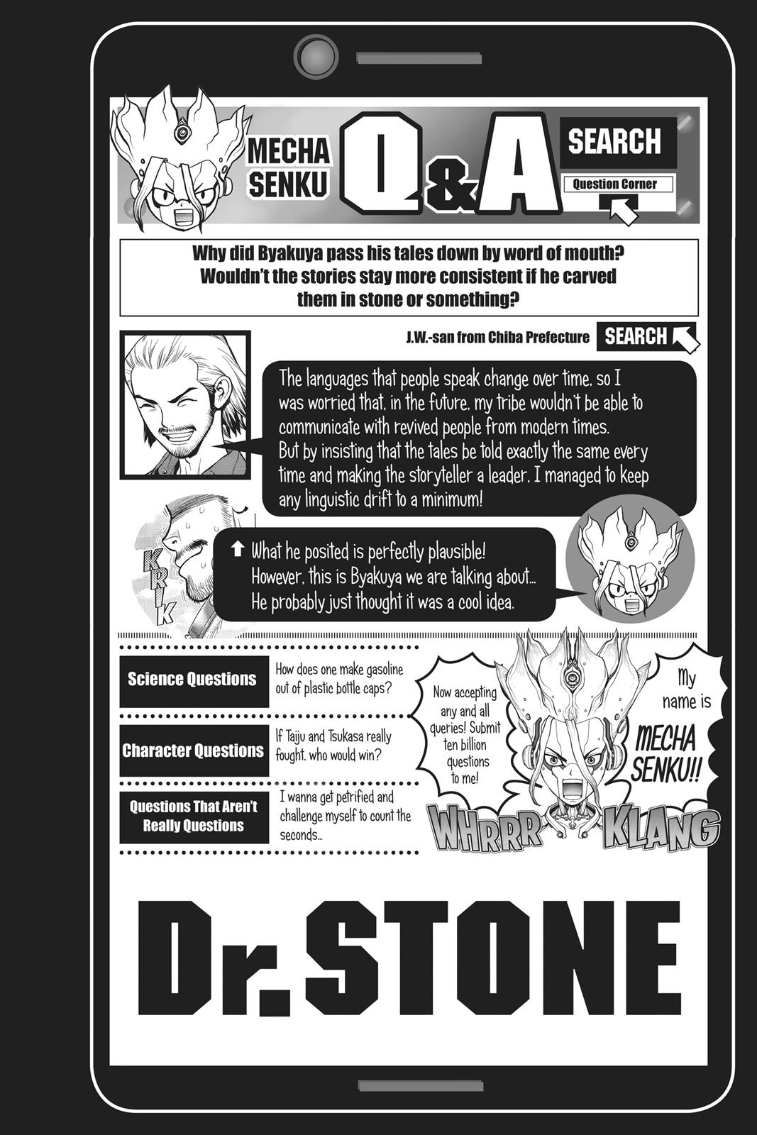Read Dr. STONE Manga Online
