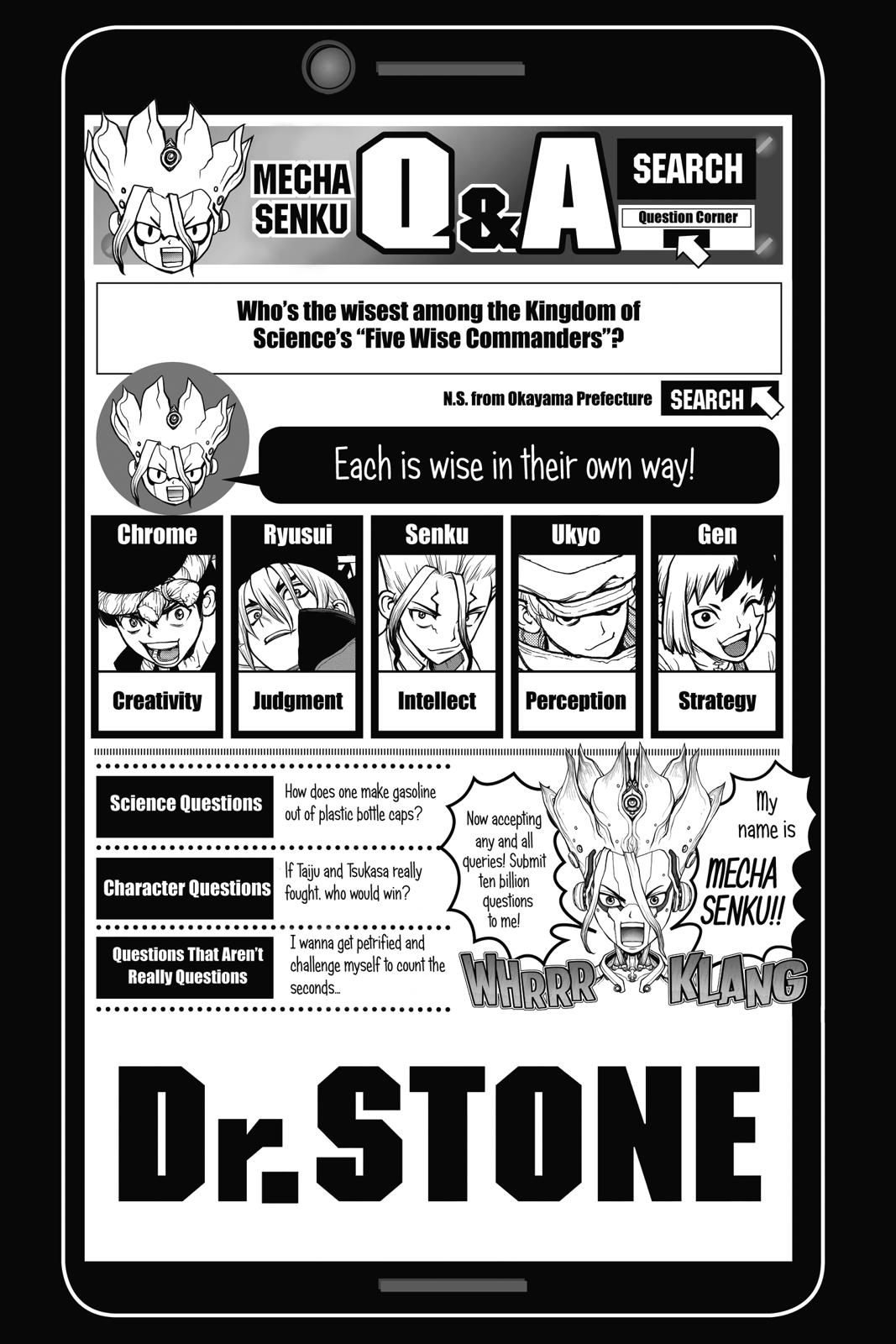 Read Dr. STONE Manga Online