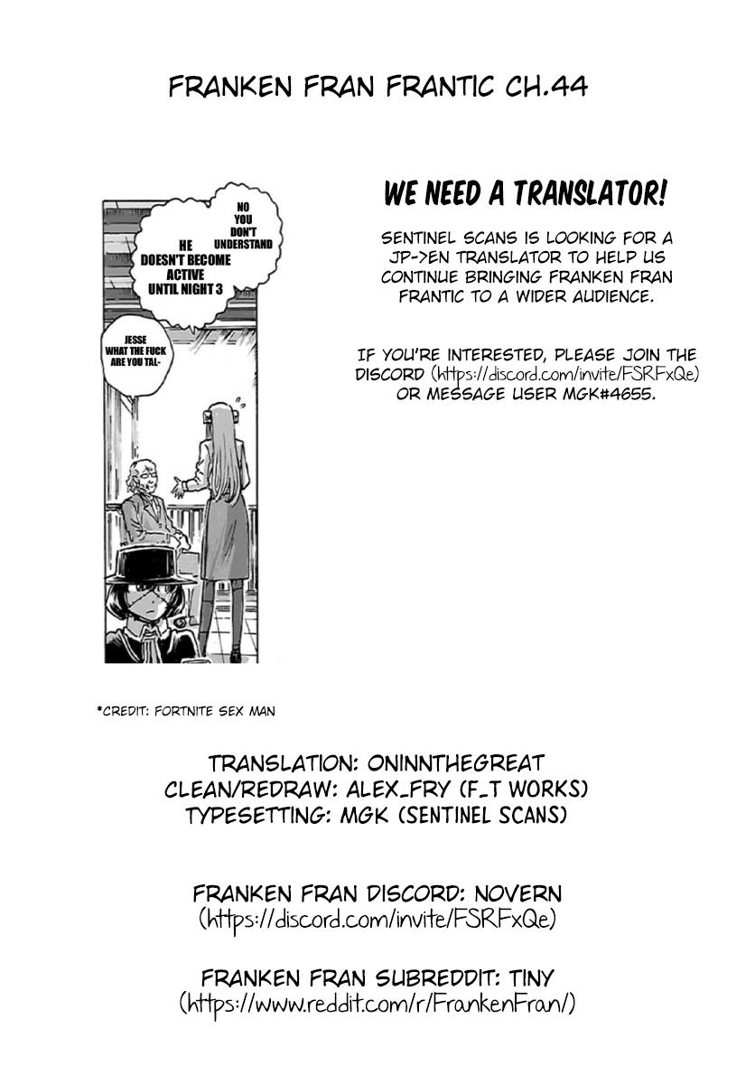 Read Franken Fran Frantic Manga Online