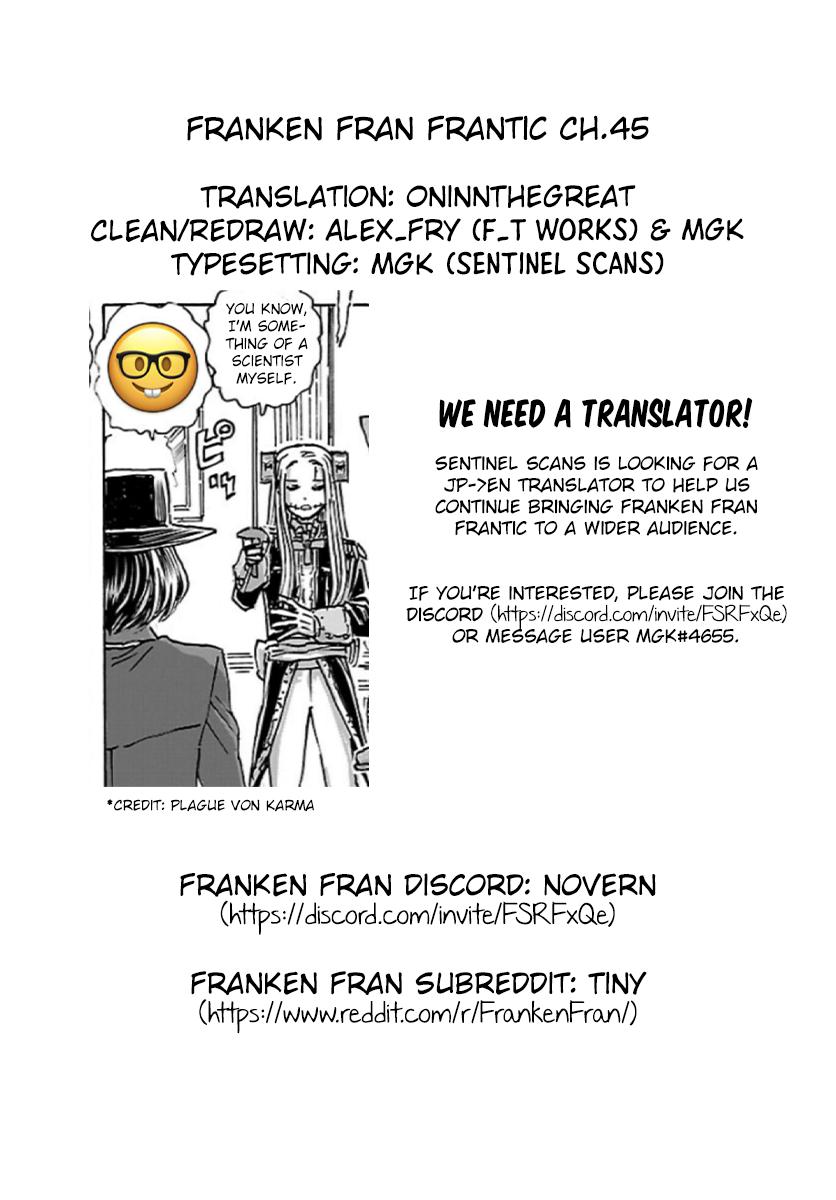Read Franken Fran Frantic Manga Online