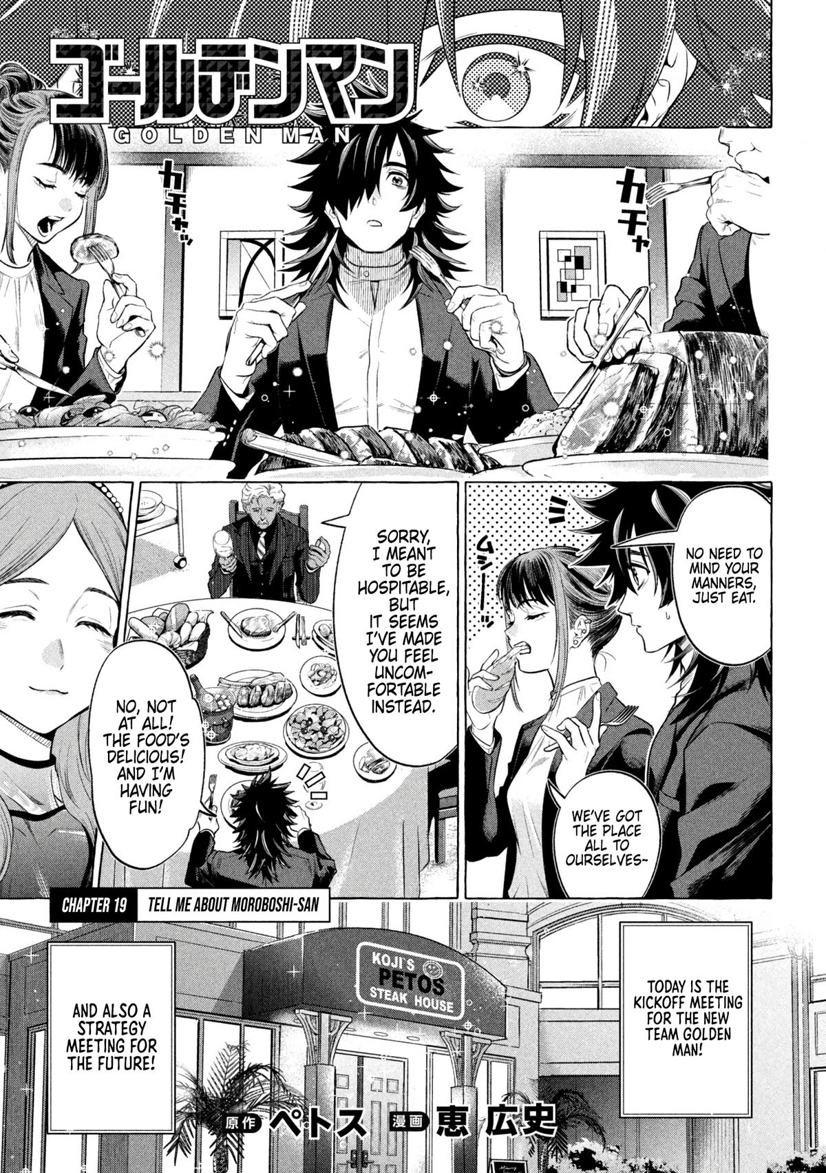 Read Golden Man Manga Online