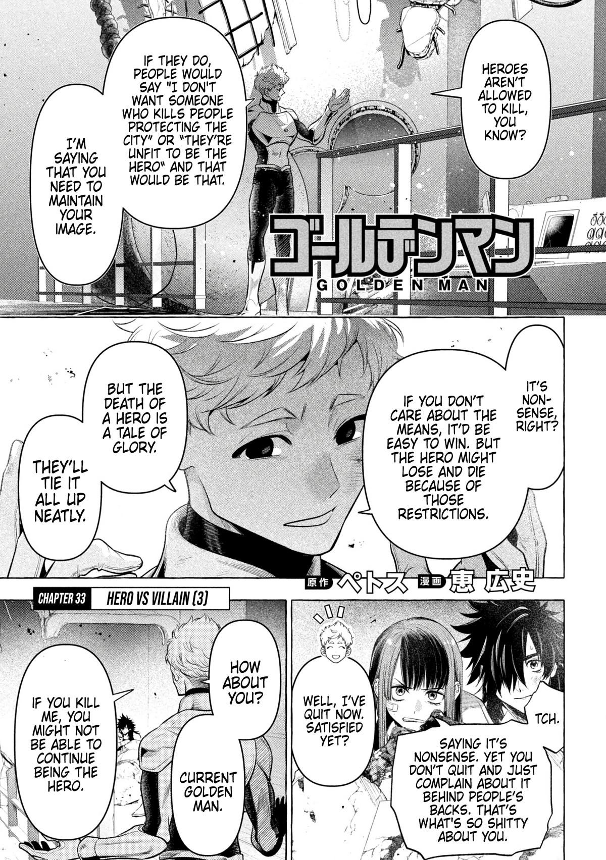 Read Golden Man Manga Online