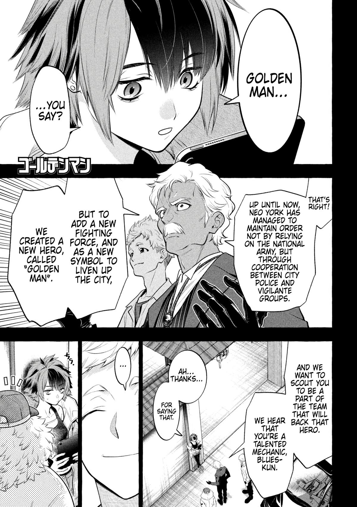 Read Golden Man Manga Online