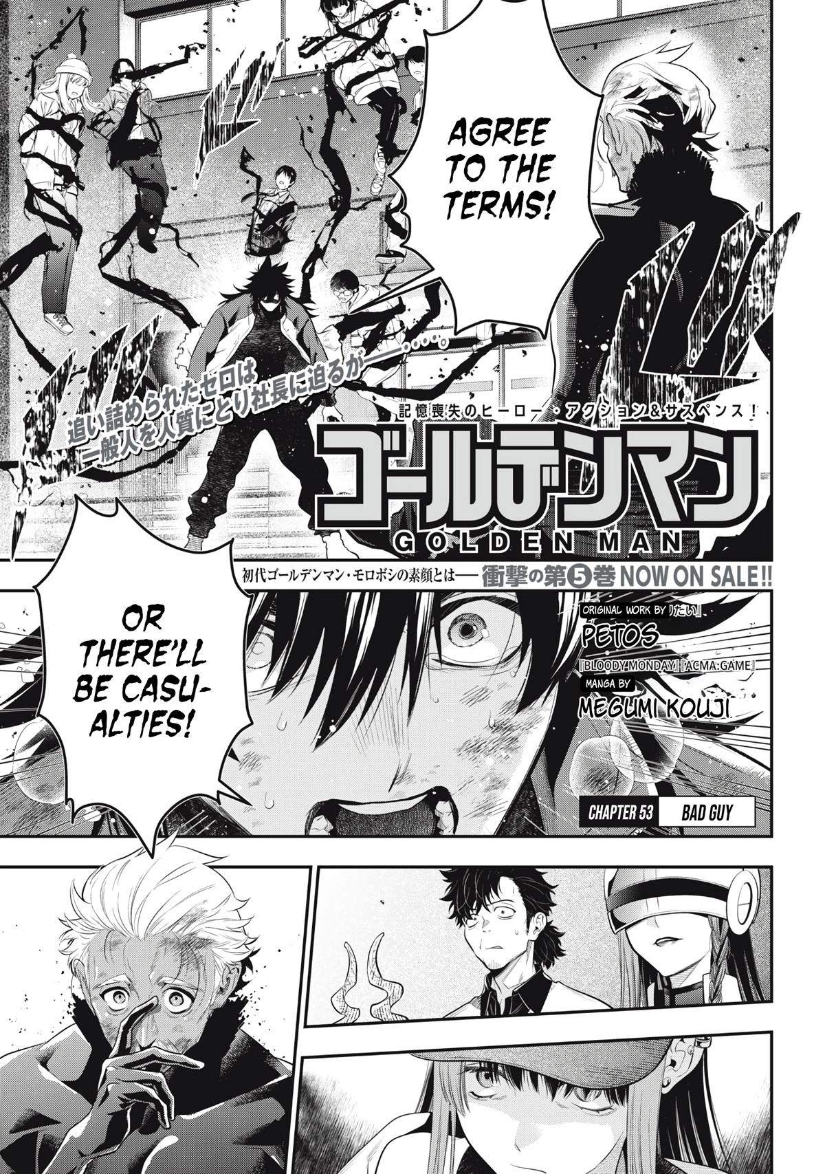 Read Golden Man Manga Online