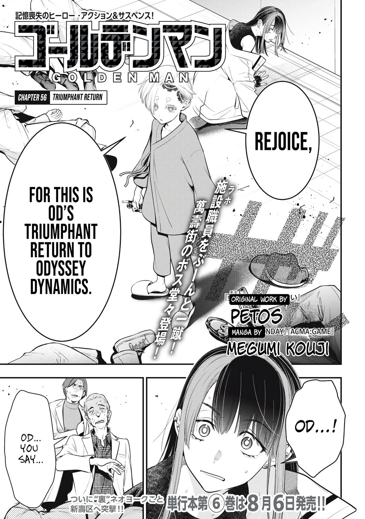 Read Golden Man Manga Online