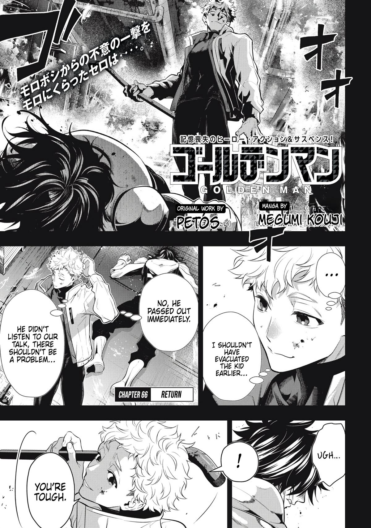 Read Golden Man Manga Online