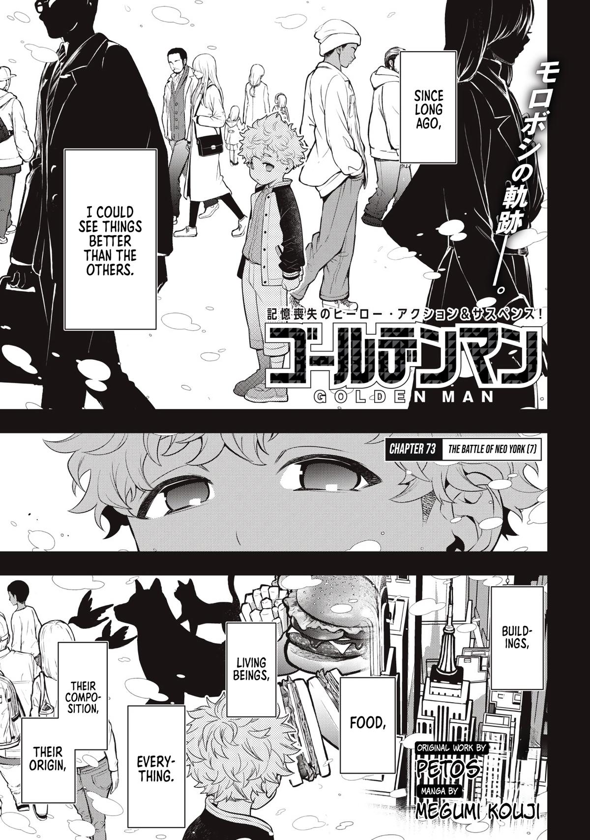 Read Golden Man Manga Online