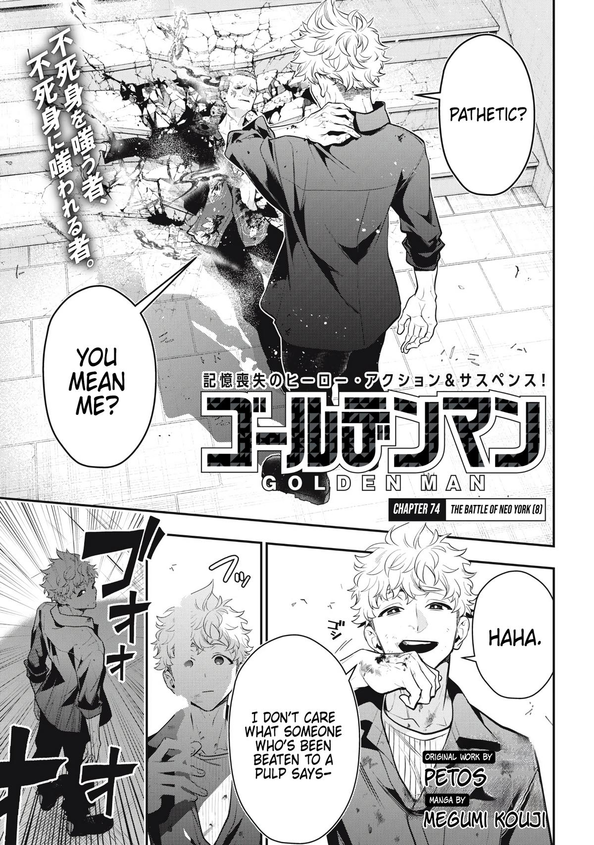 Read Golden Man Manga Online