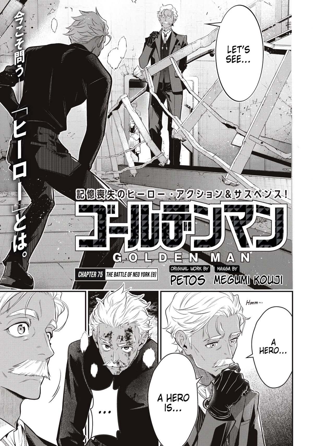 Read Golden Man Manga Online