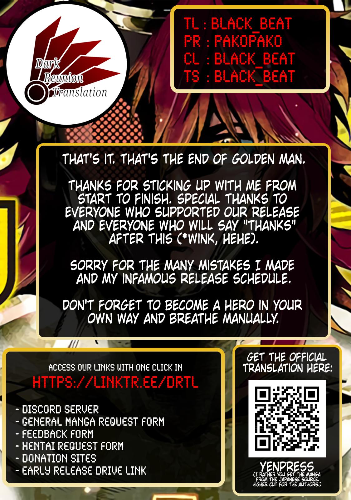 Read Golden Man Manga Online