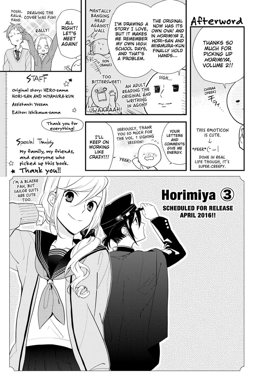 Read Horimiya Manga Online