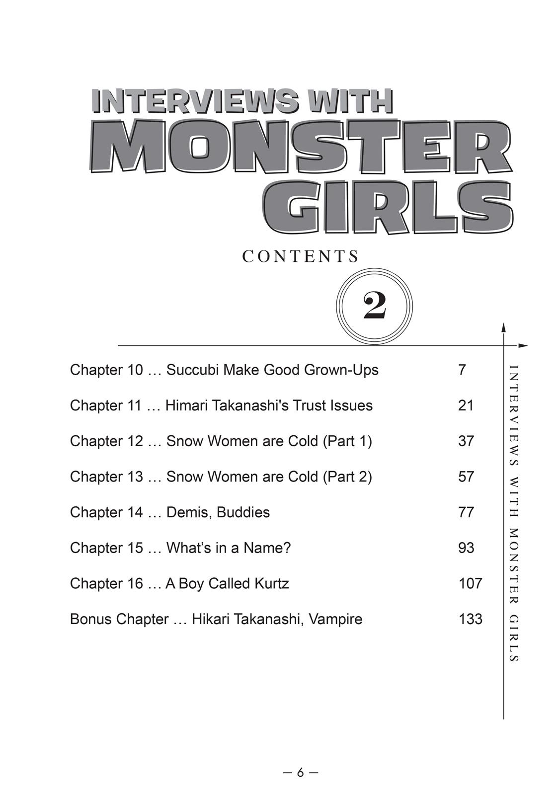 Read Interviews with Monster Girls Manga Online