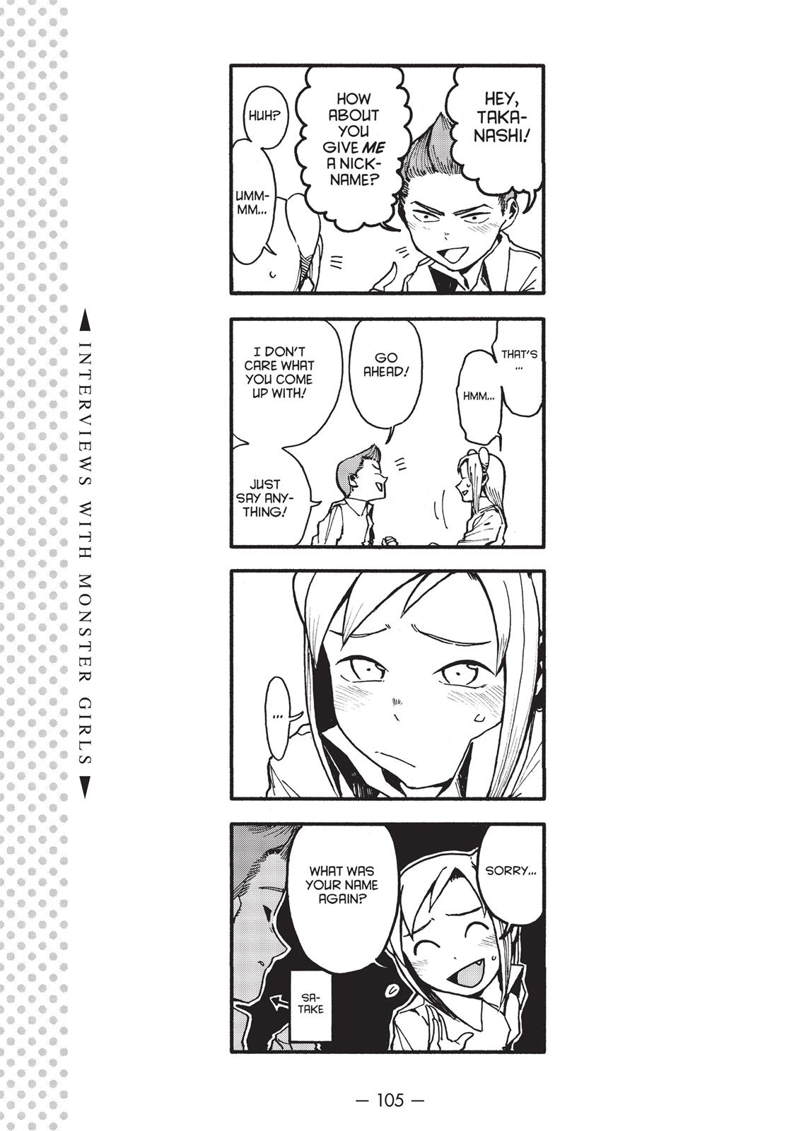 Read Interviews with Monster Girls Manga Online