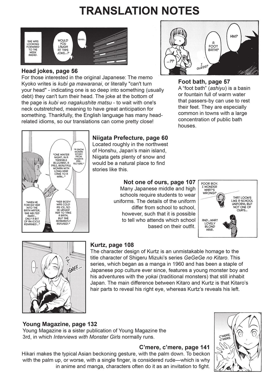 Read Interviews with Monster Girls Manga Online