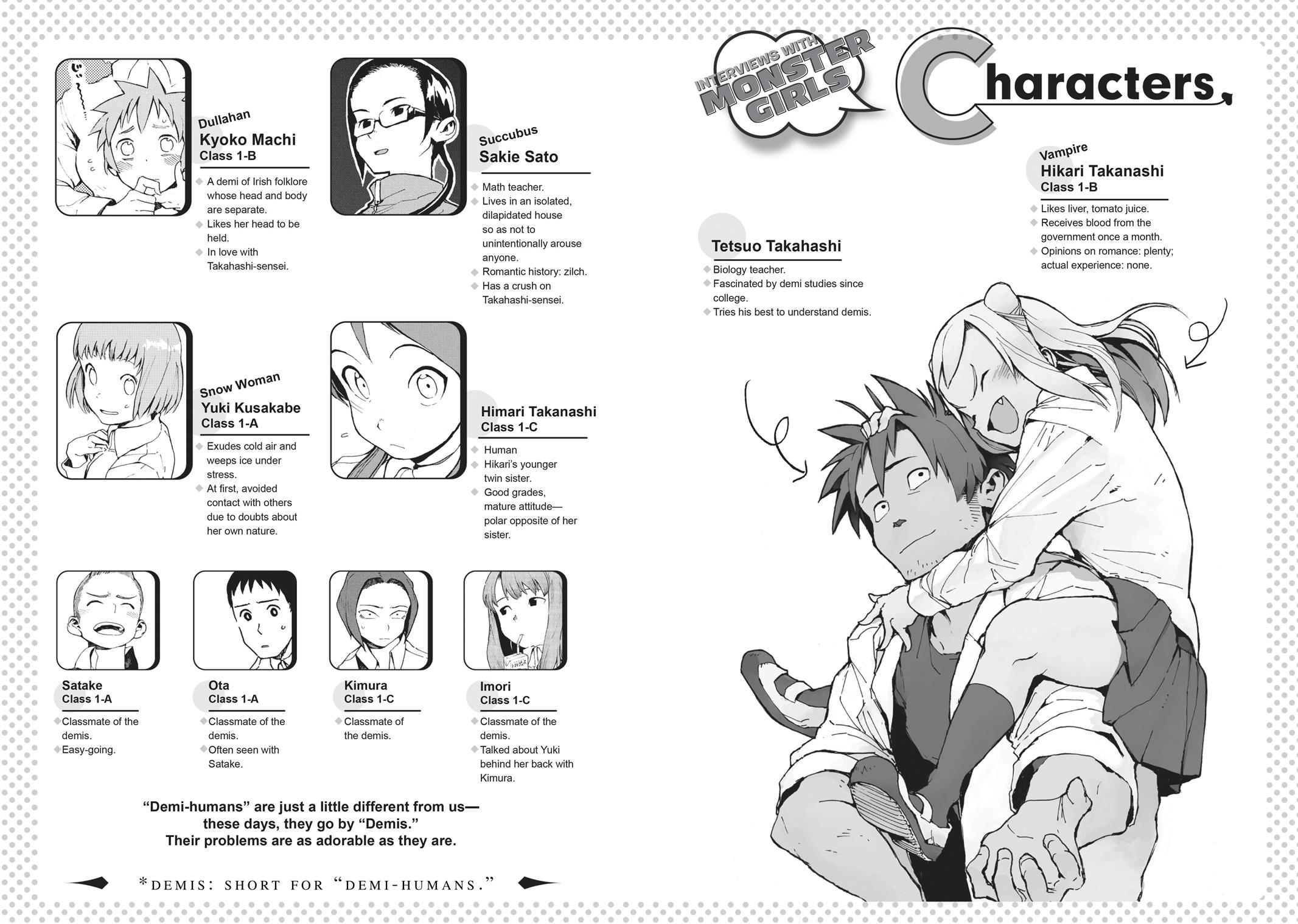 Read Interviews with Monster Girls Manga Online