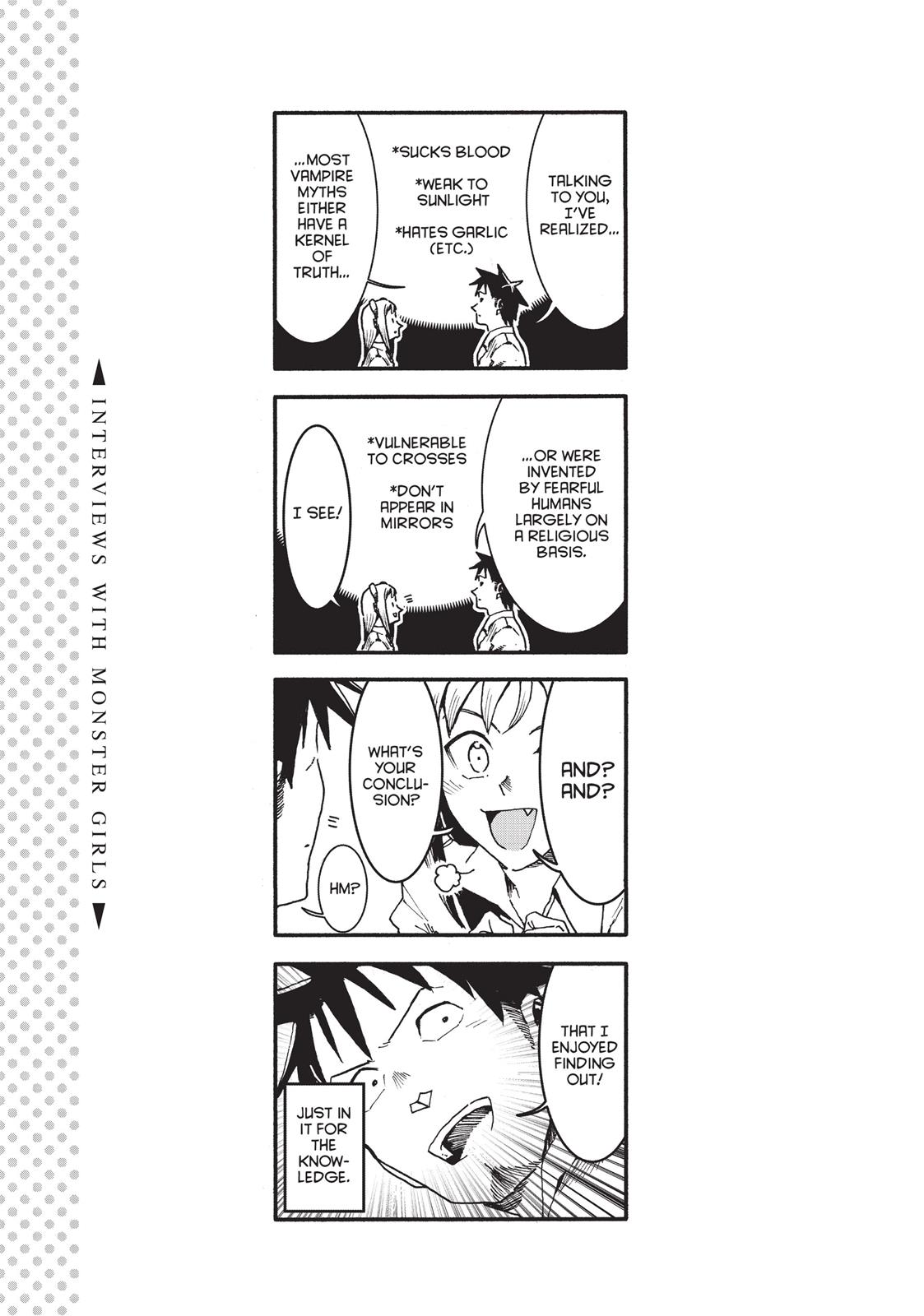 Read Interviews with Monster Girls Manga Online