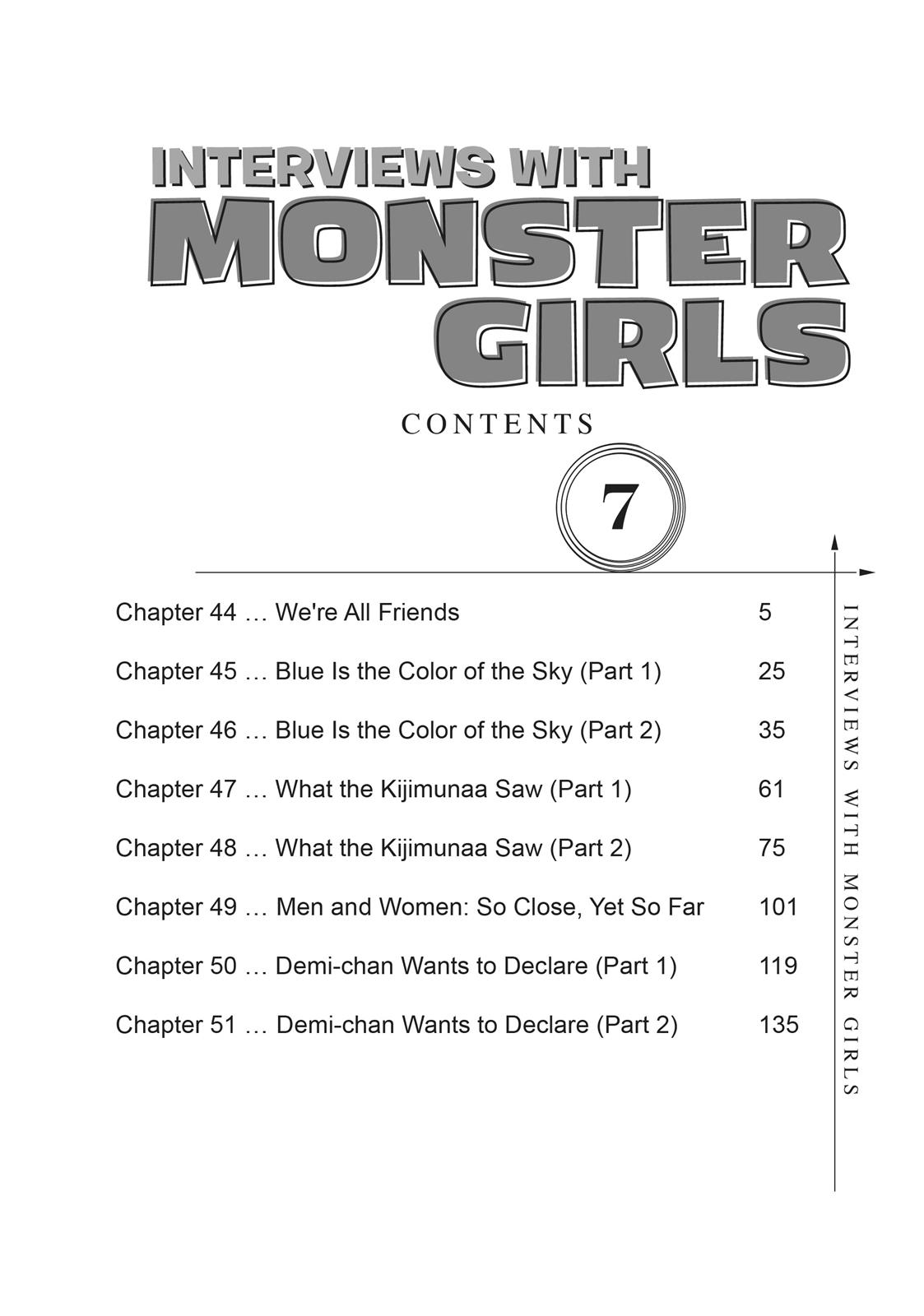 Read Interviews with Monster Girls Manga Online
