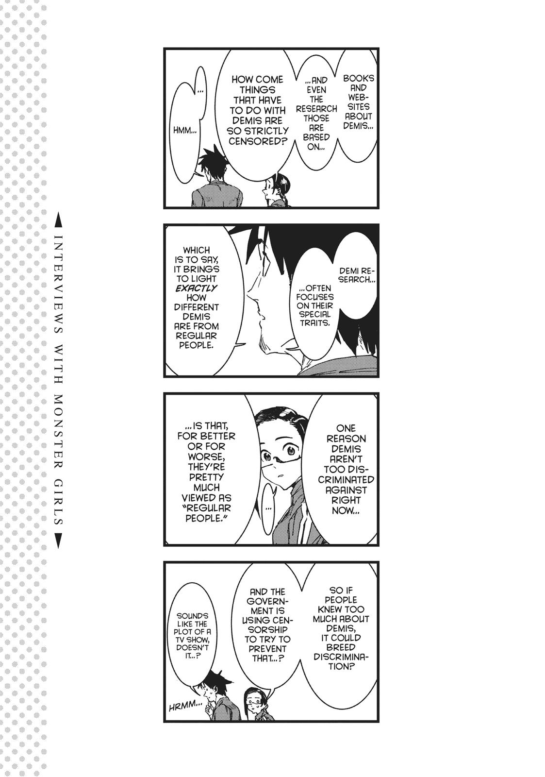 Read Interviews with Monster Girls Manga Online