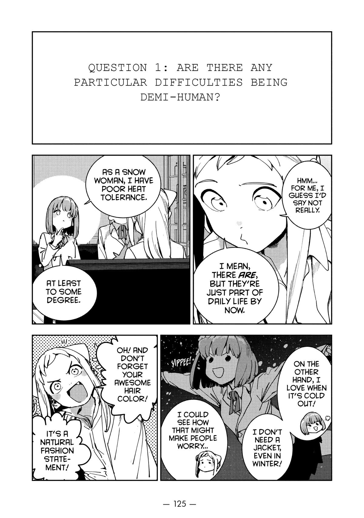 Read Interviews with Monster Girls Manga Online