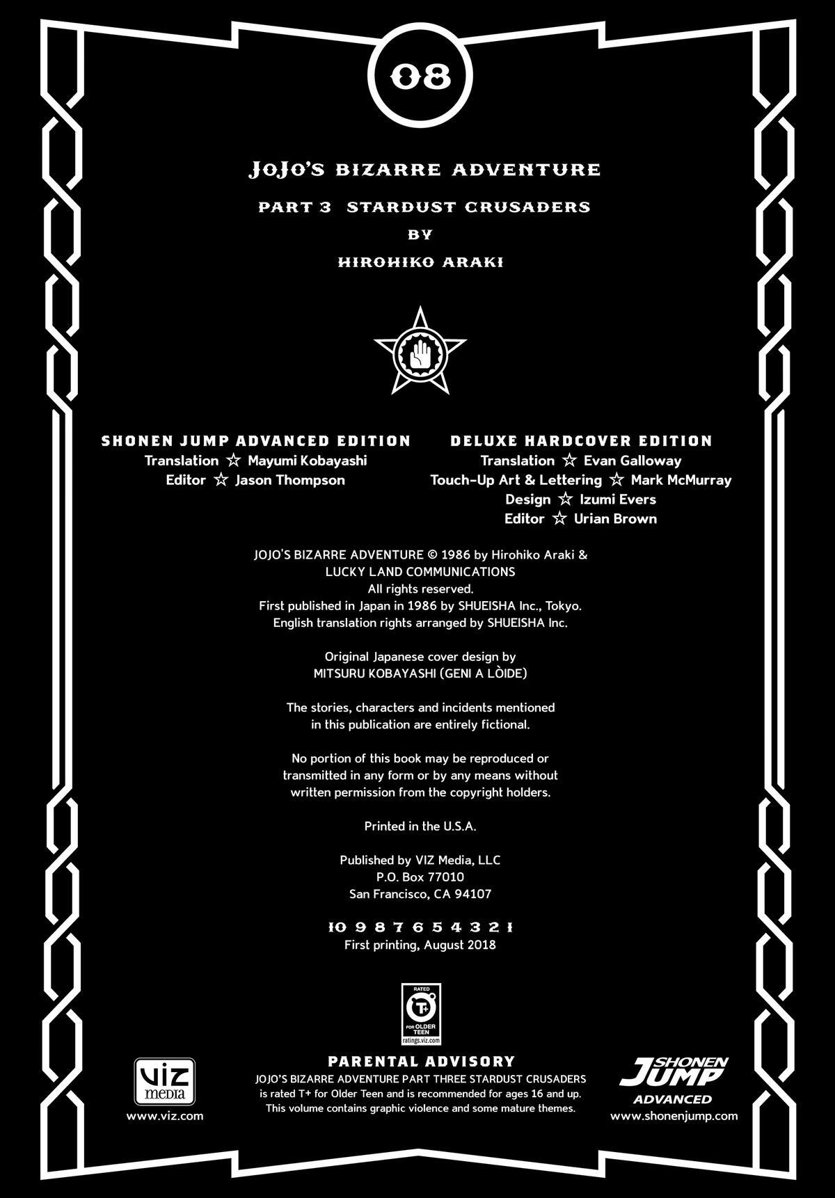 Read JoJo no Kimyou na Bouken- Part 3 - Stardust Crusaders Manga Online