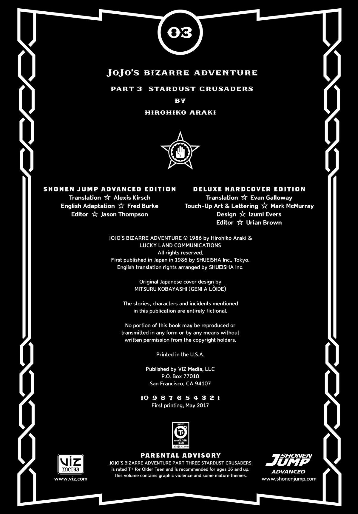 Read JoJo no Kimyou na Bouken- Part 3 - Stardust Crusaders Manga Online