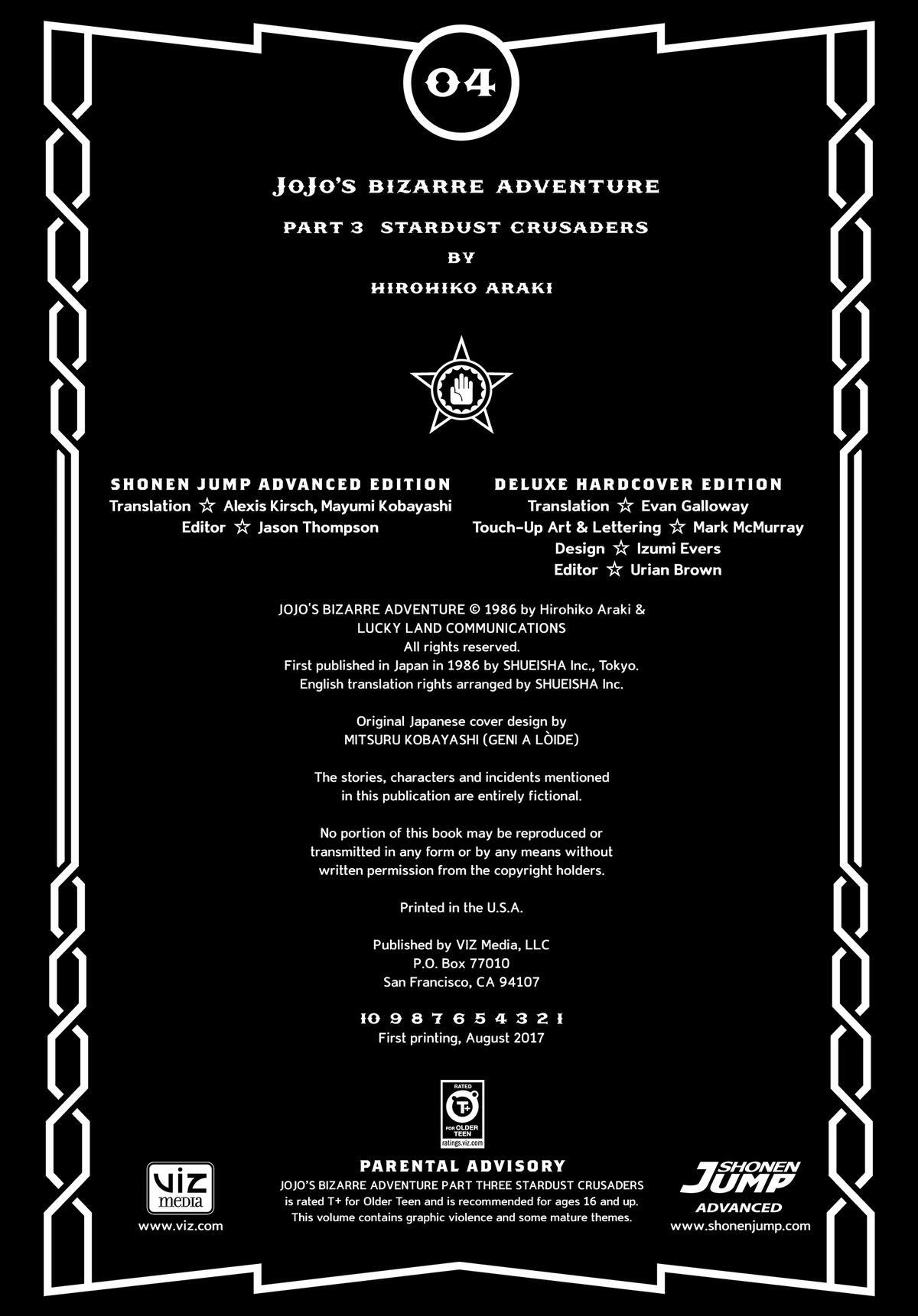 Read JoJo no Kimyou na Bouken- Part 3 - Stardust Crusaders Manga Online