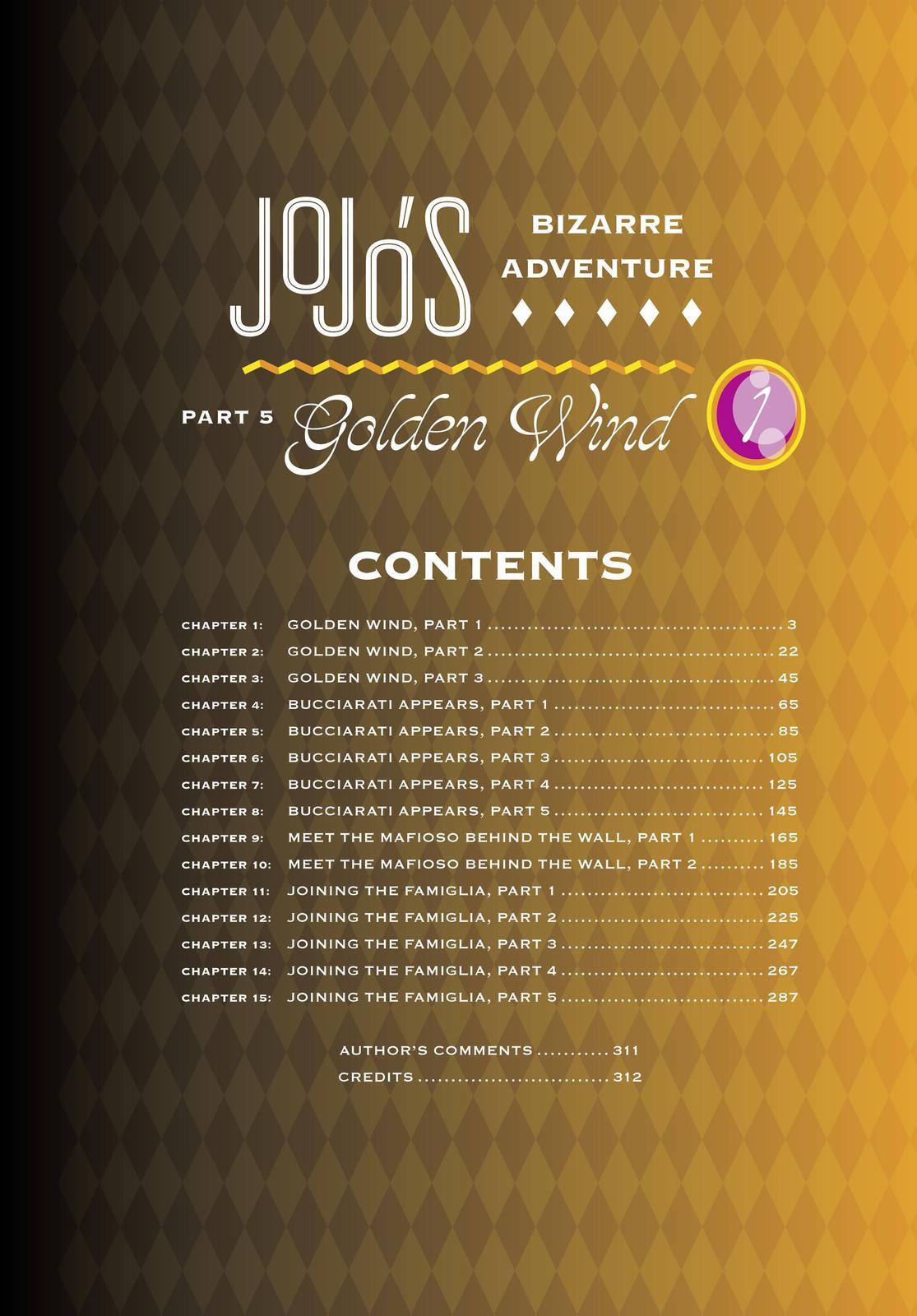 Read JoJo's Bizarre Adventure Part 5 - Golden Wind Manga Online