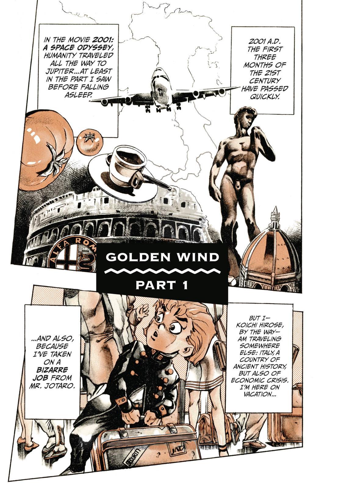 Read JoJo's Bizarre Adventure Part 5 - Golden Wind Manga Online