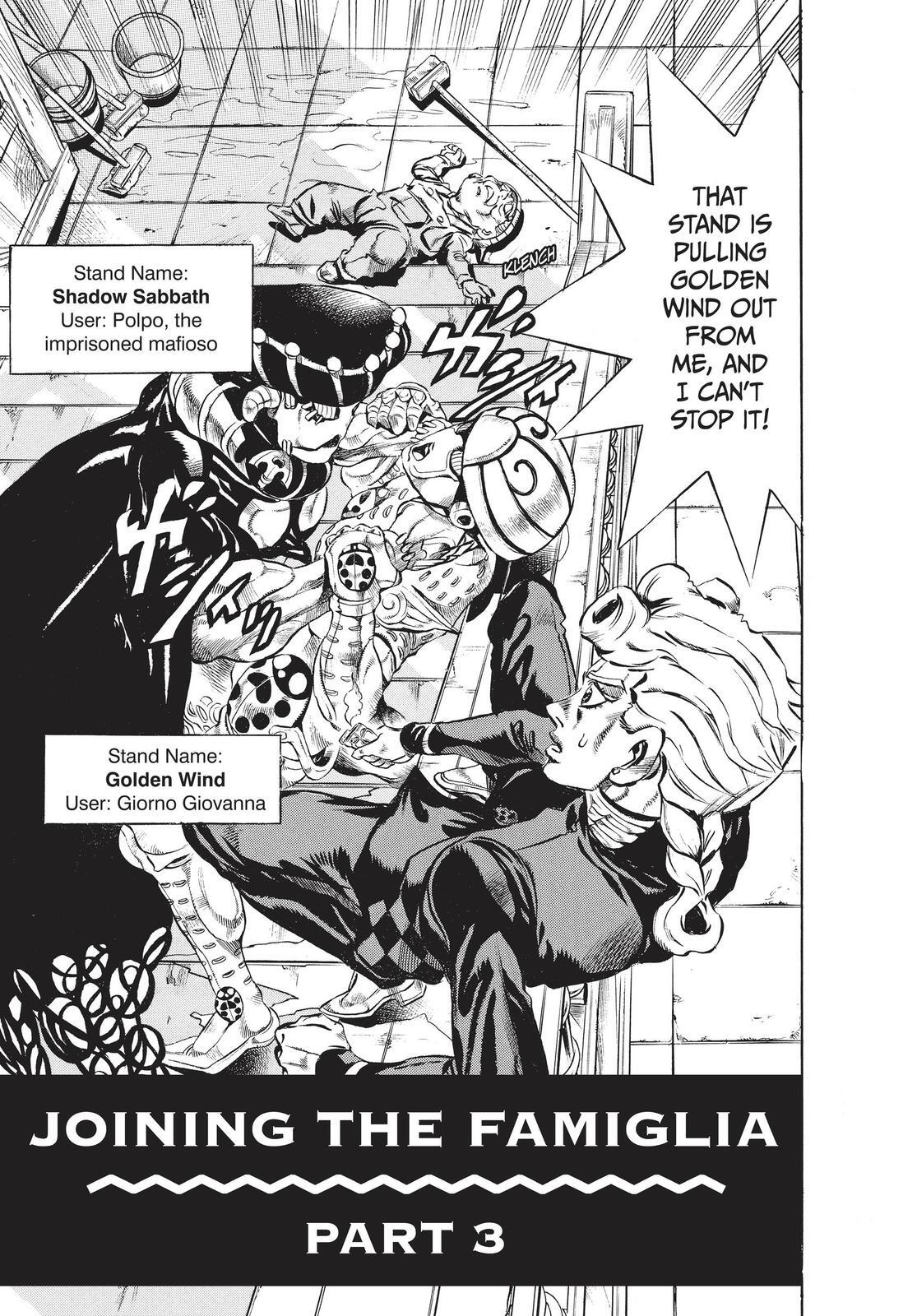 Read JoJo's Bizarre Adventure Part 5 - Golden Wind Manga Online