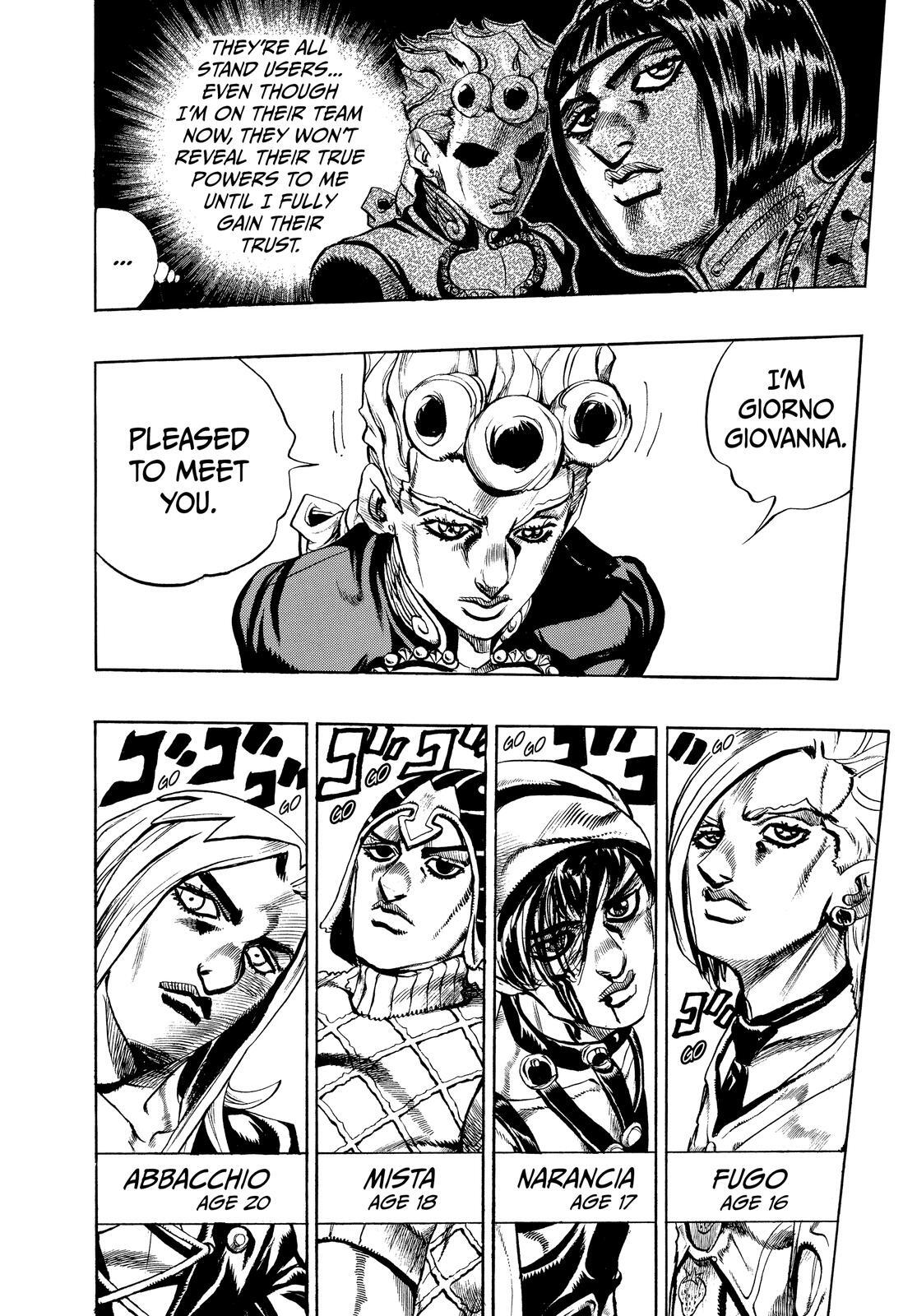Read JoJo's Bizarre Adventure Part 5 - Golden Wind Manga Online