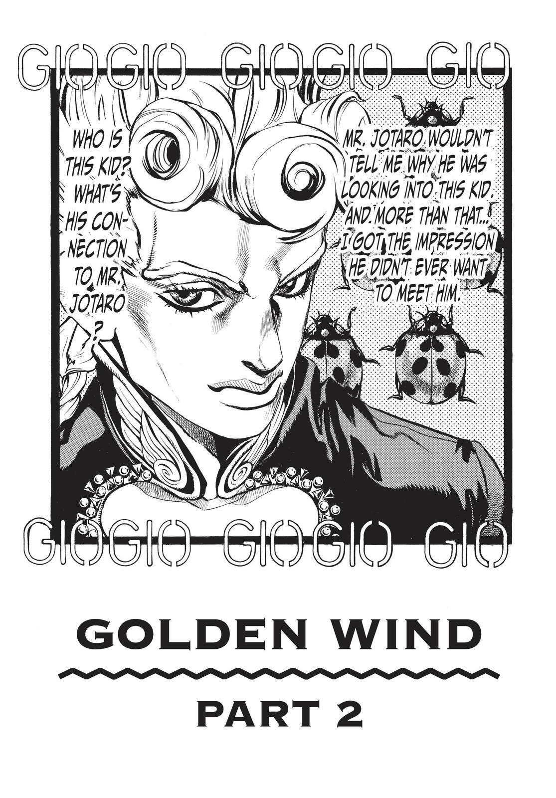 Read JoJo's Bizarre Adventure Part 5 - Golden Wind Manga Online