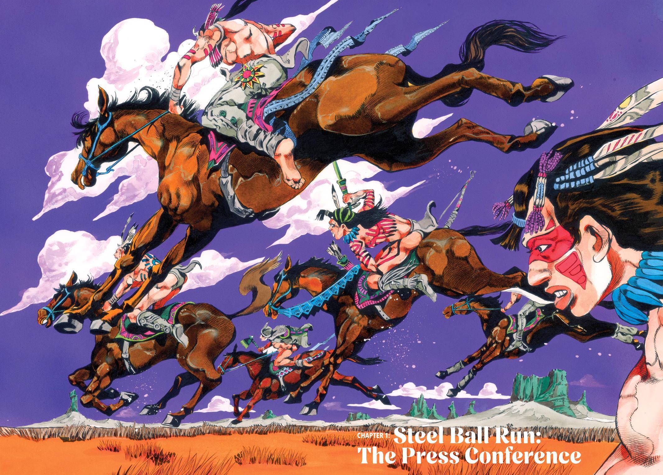 Read JoJo's Bizarre Adventure Part 7 - Steel Ball Run Manga Online
