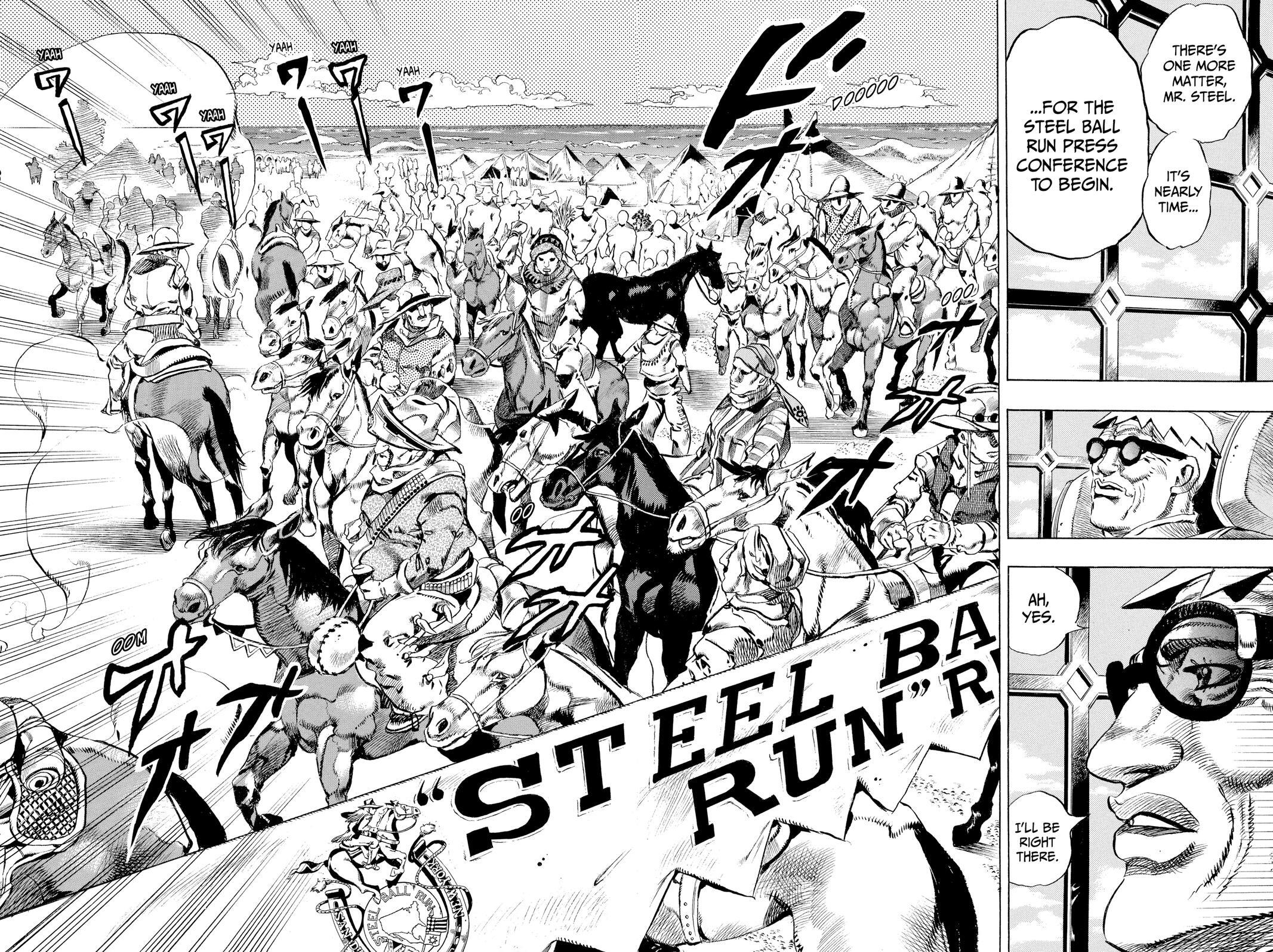Read JoJo's Bizarre Adventure Part 7 - Steel Ball Run Manga Online