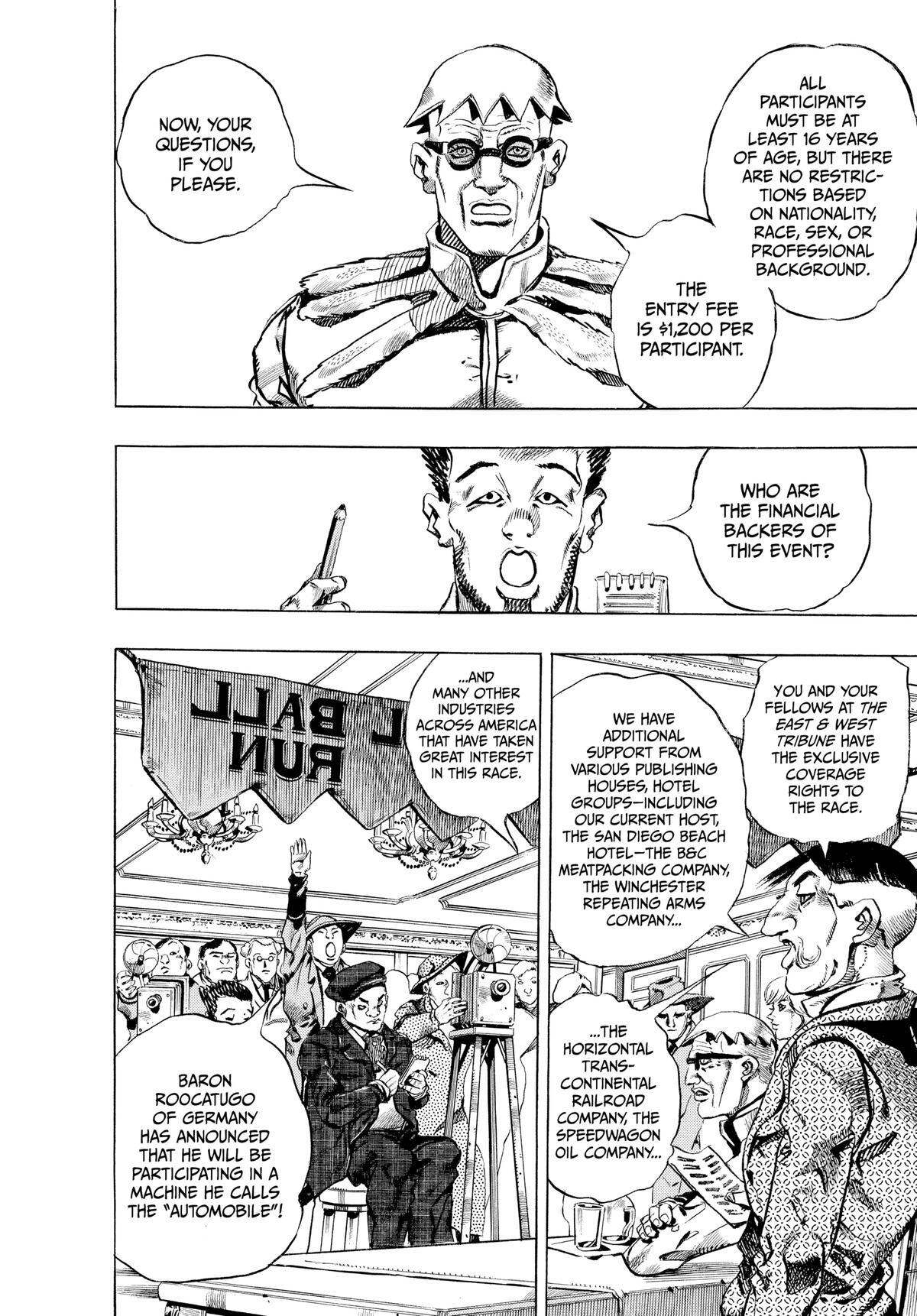Read JoJo's Bizarre Adventure Part 7 - Steel Ball Run Manga Online