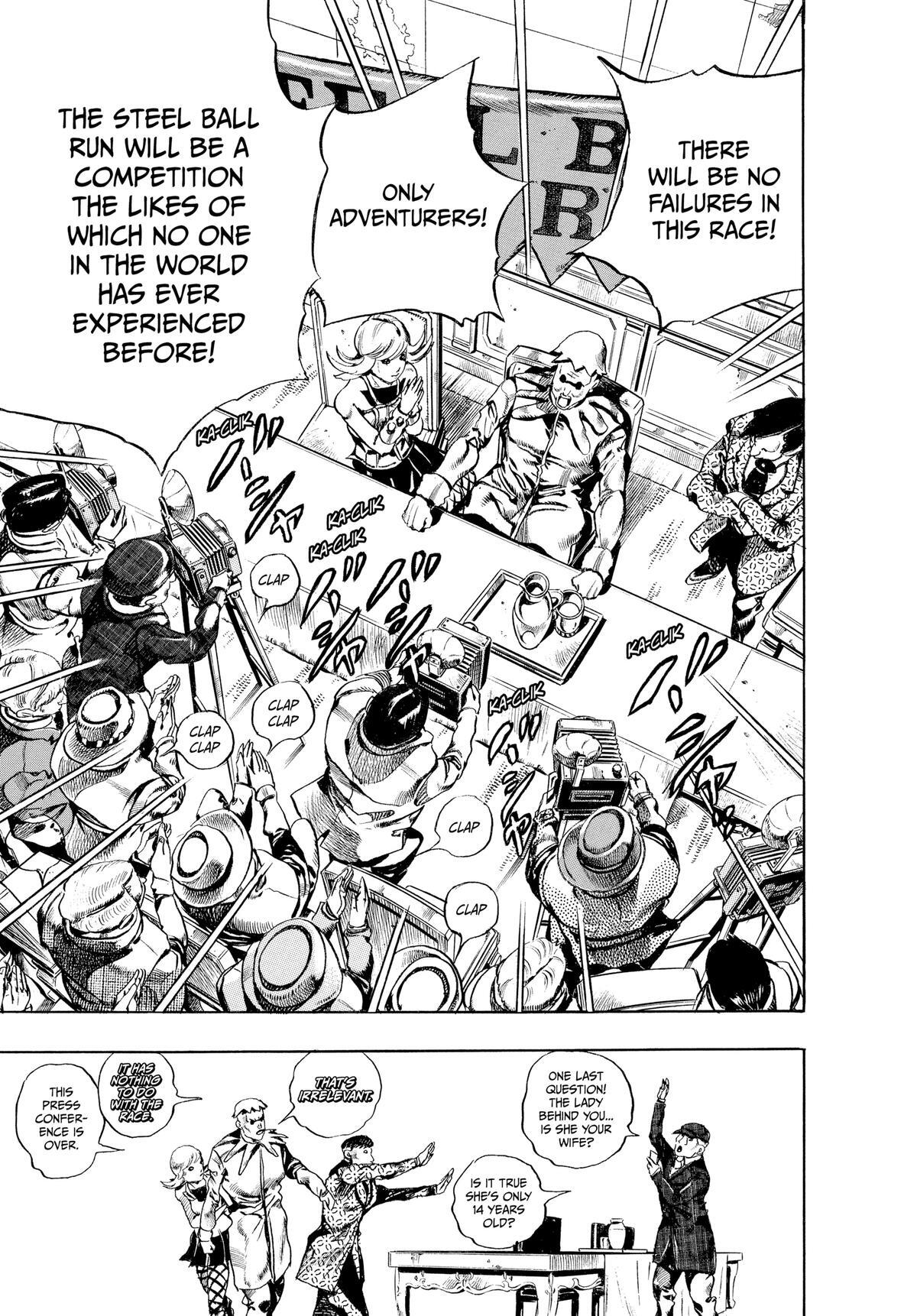 Read JoJo's Bizarre Adventure Part 7 - Steel Ball Run Manga Online
