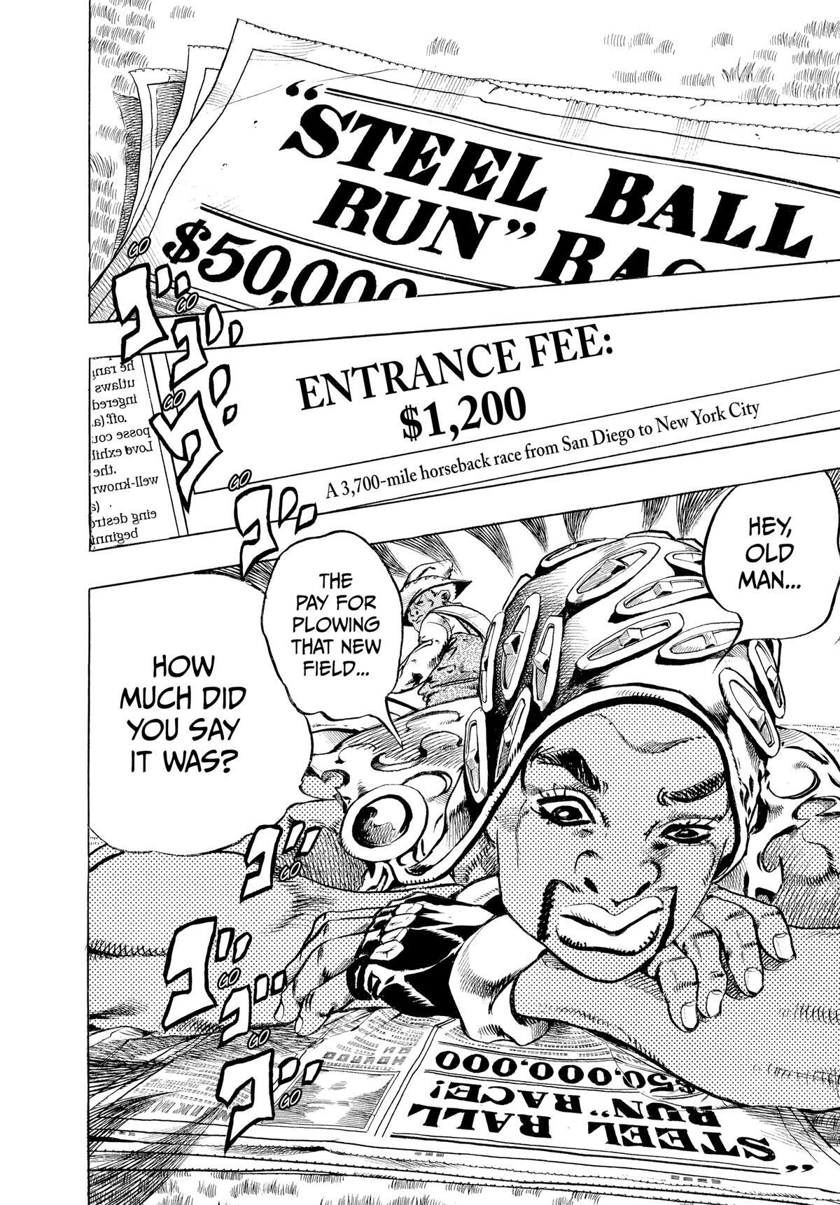 Read JoJo's Bizarre Adventure Part 7 - Steel Ball Run Manga Online