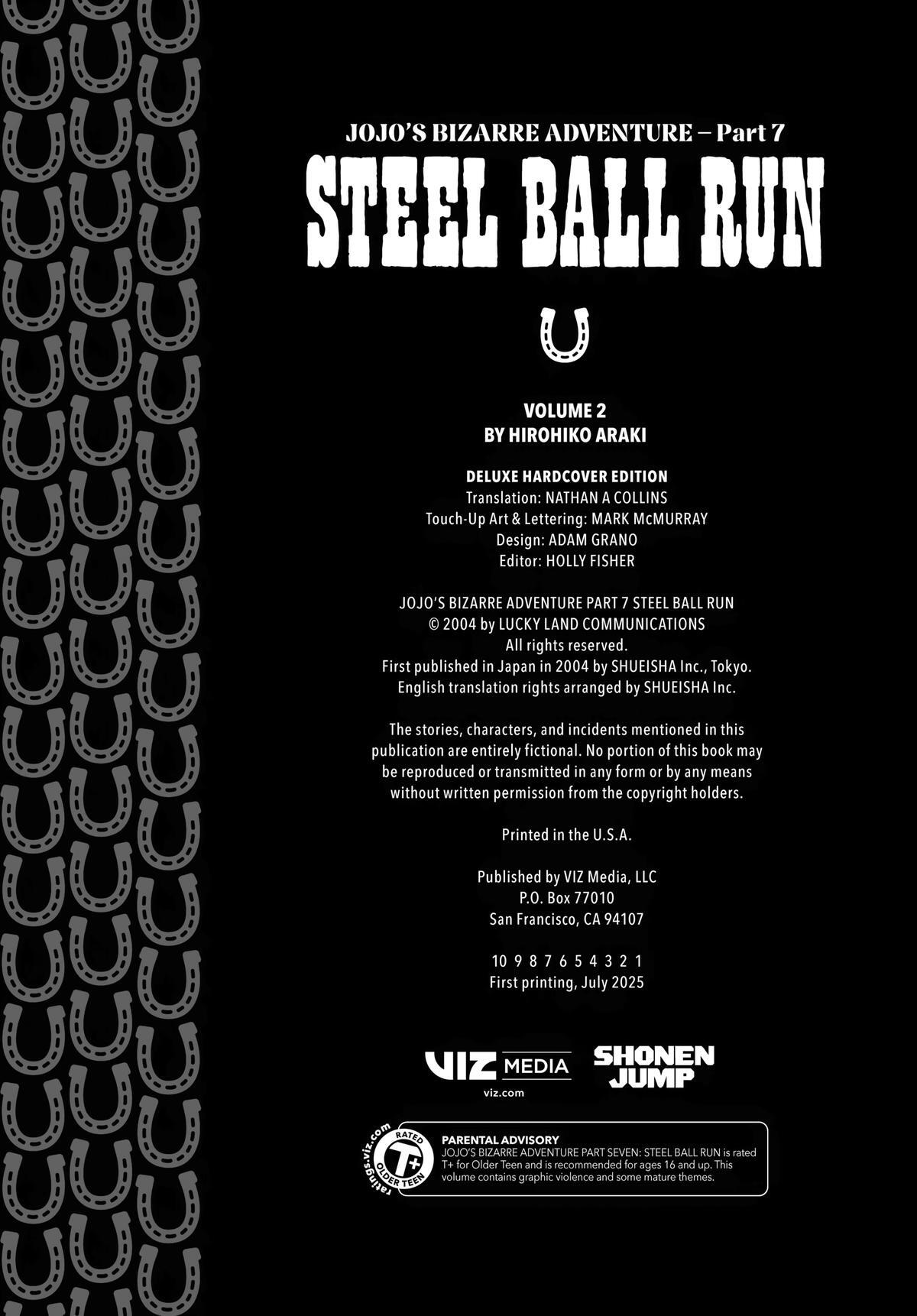 Read JoJo's Bizarre Adventure Part 7 - Steel Ball Run Manga Online