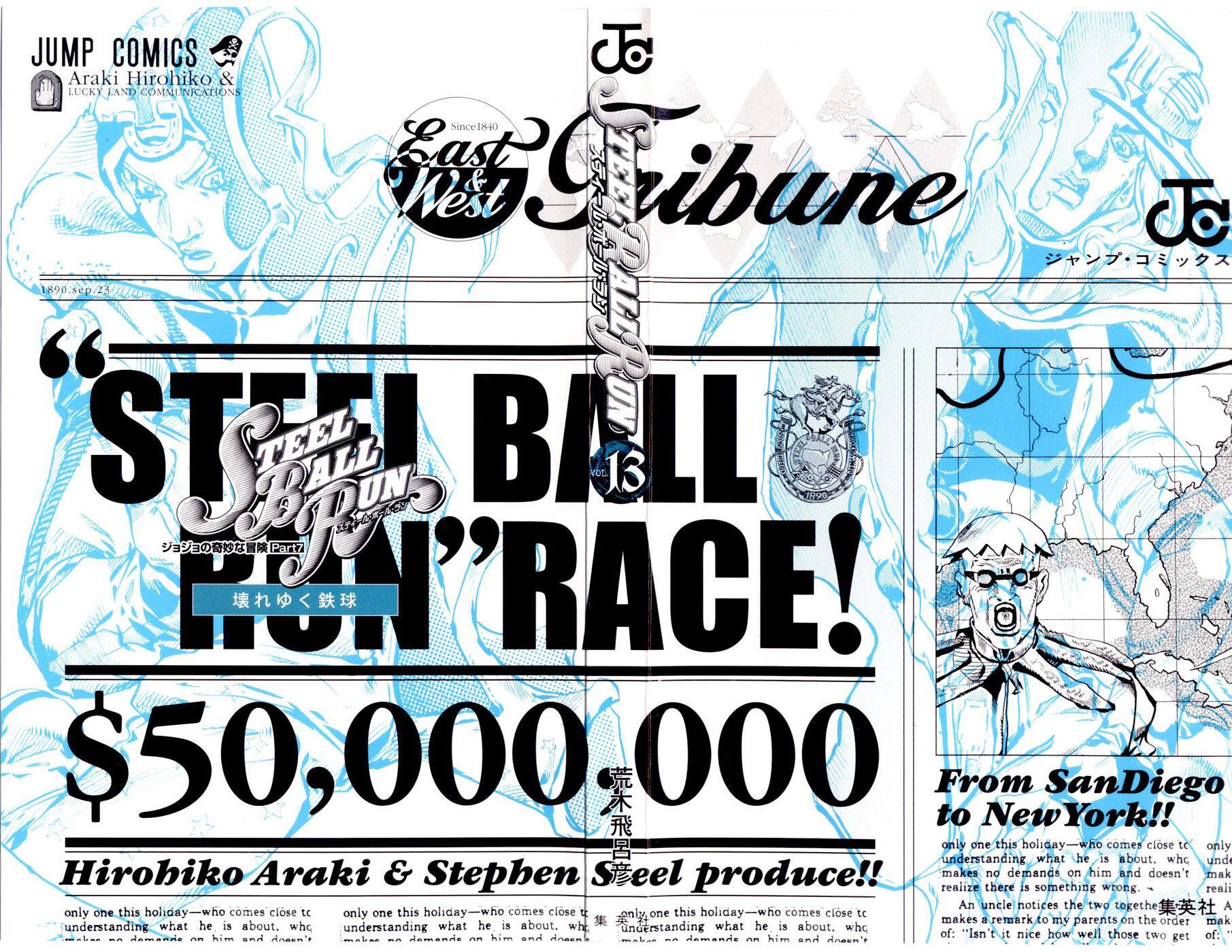 Read JoJo's Bizarre Adventure Part 7 - Steel Ball Run Manga Online