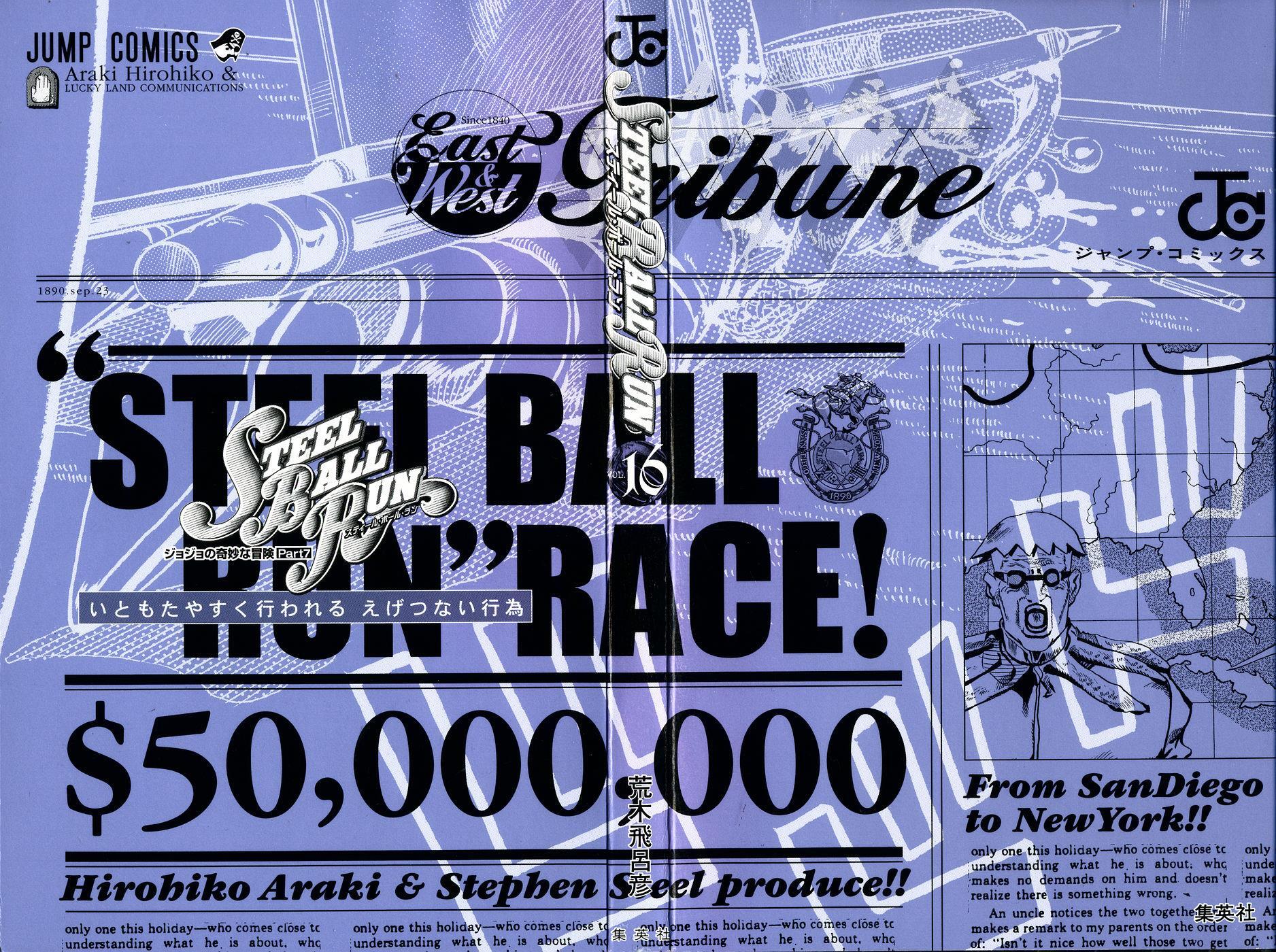 Read JoJo's Bizarre Adventure Part 7 - Steel Ball Run Manga Online