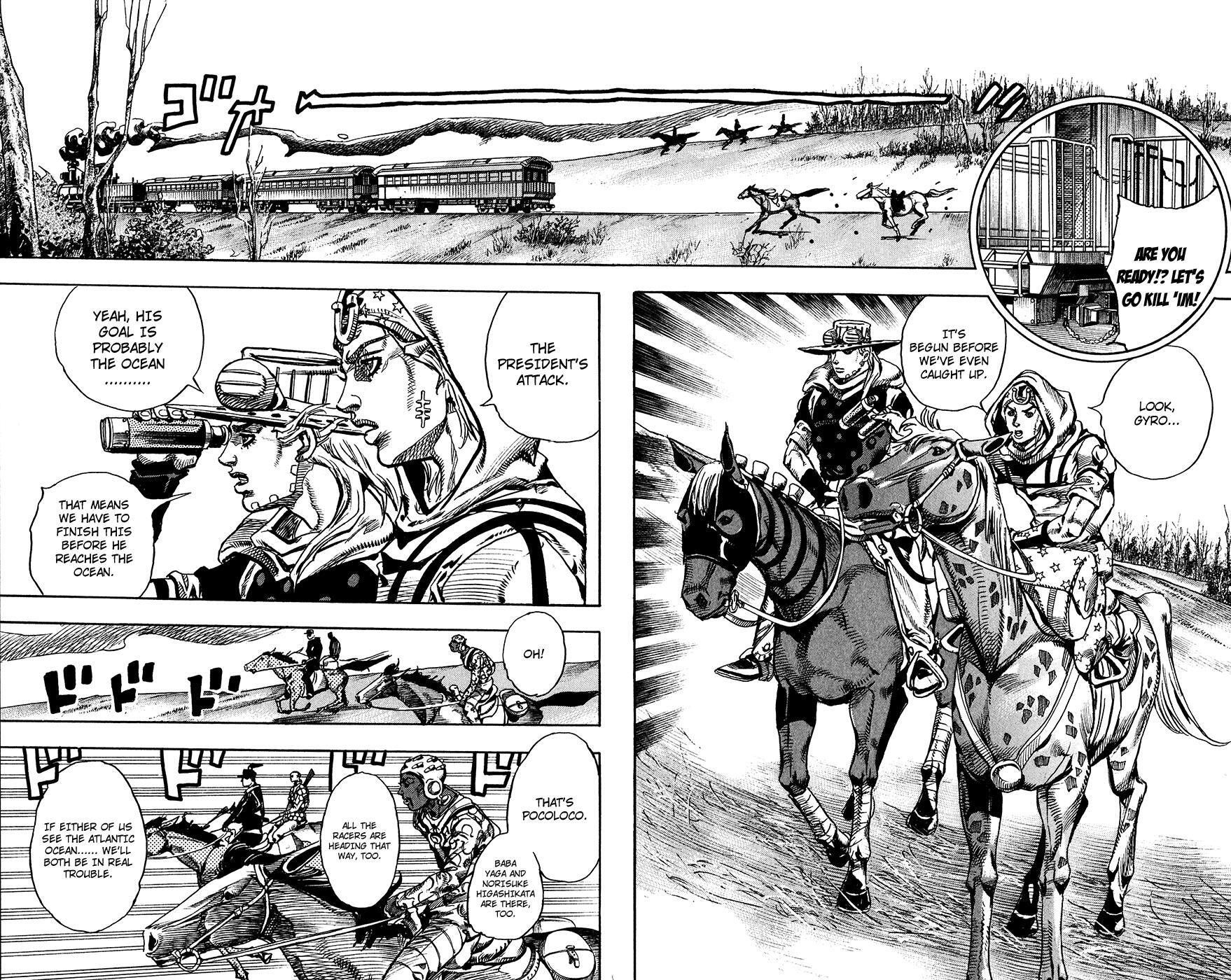 Read JoJo's Bizarre Adventure Part 7 - Steel Ball Run Manga Online