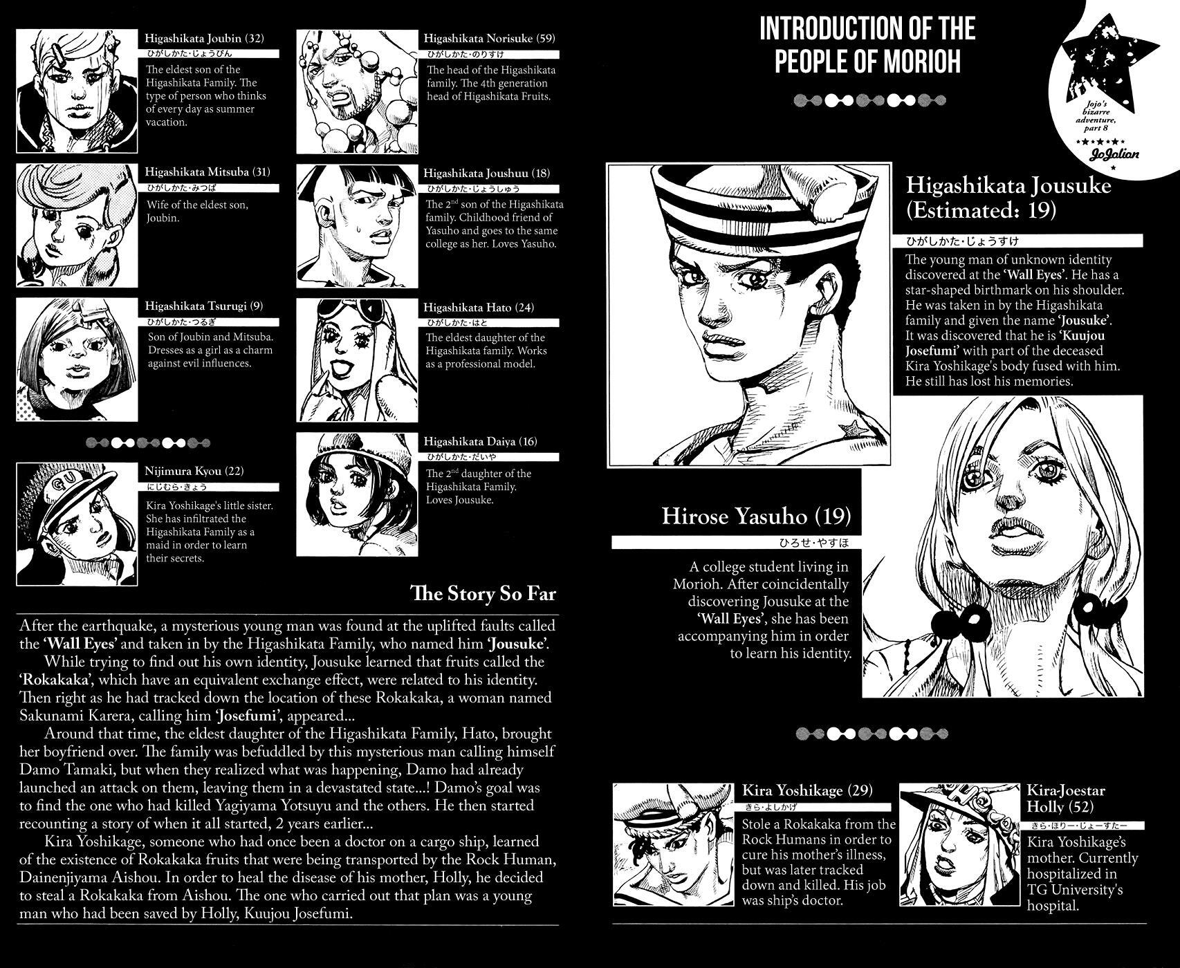 Read JoJo's Bizarre Adventure Part 8 - JoJolion Manga Online