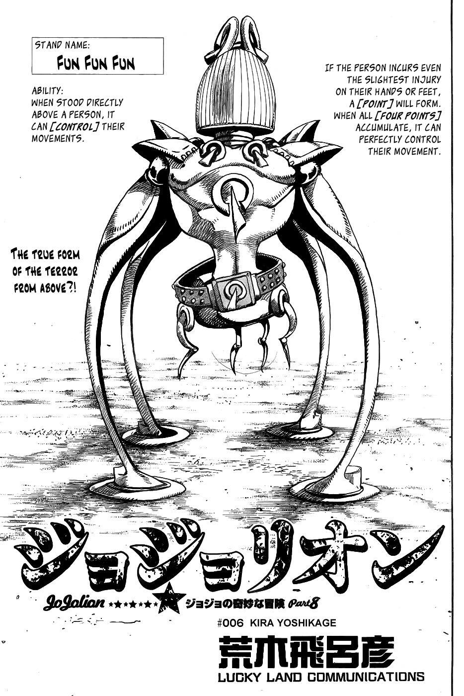 Read JoJo's Bizarre Adventure Part 8 - JoJolion Manga Online