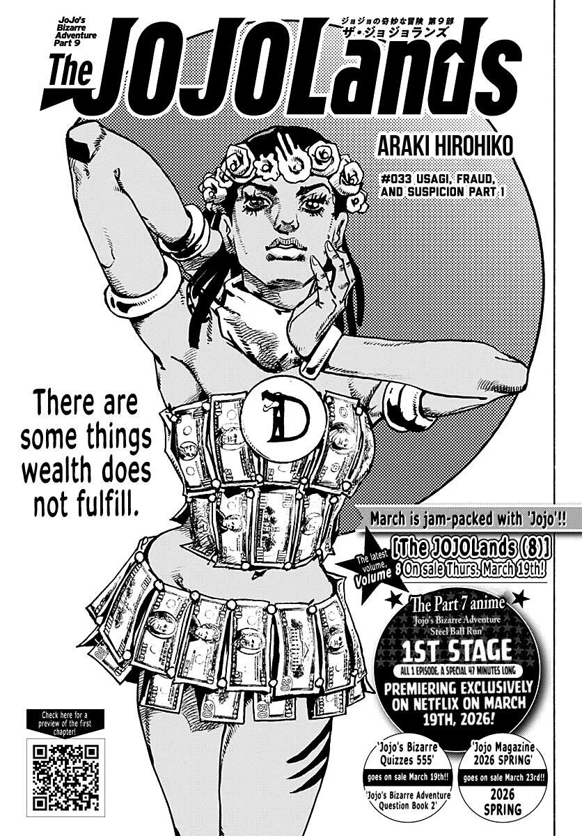 Read JoJo's Bizarre Adventure Part 9 - The JOJOLands Manga Online