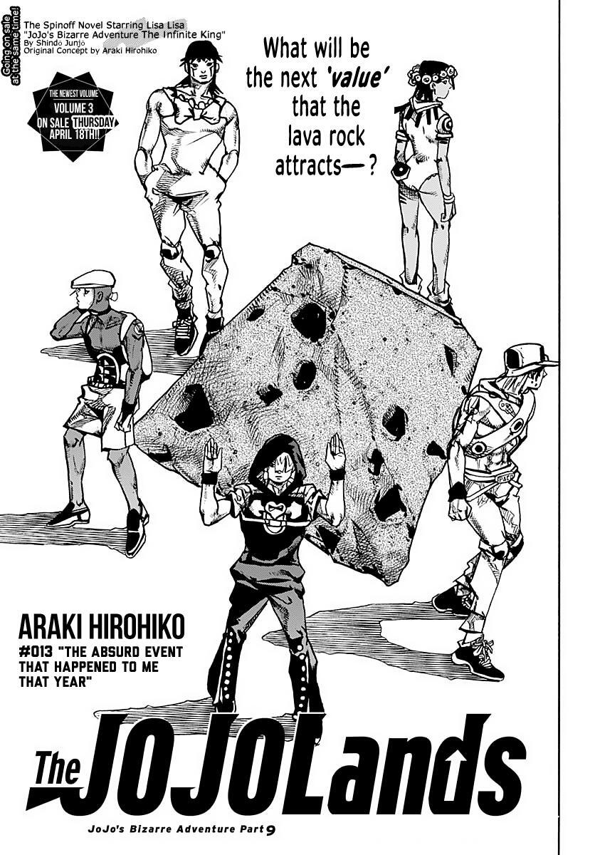 Read JoJo's Bizarre Adventure, Part 9- The JOJOLands Manga Online